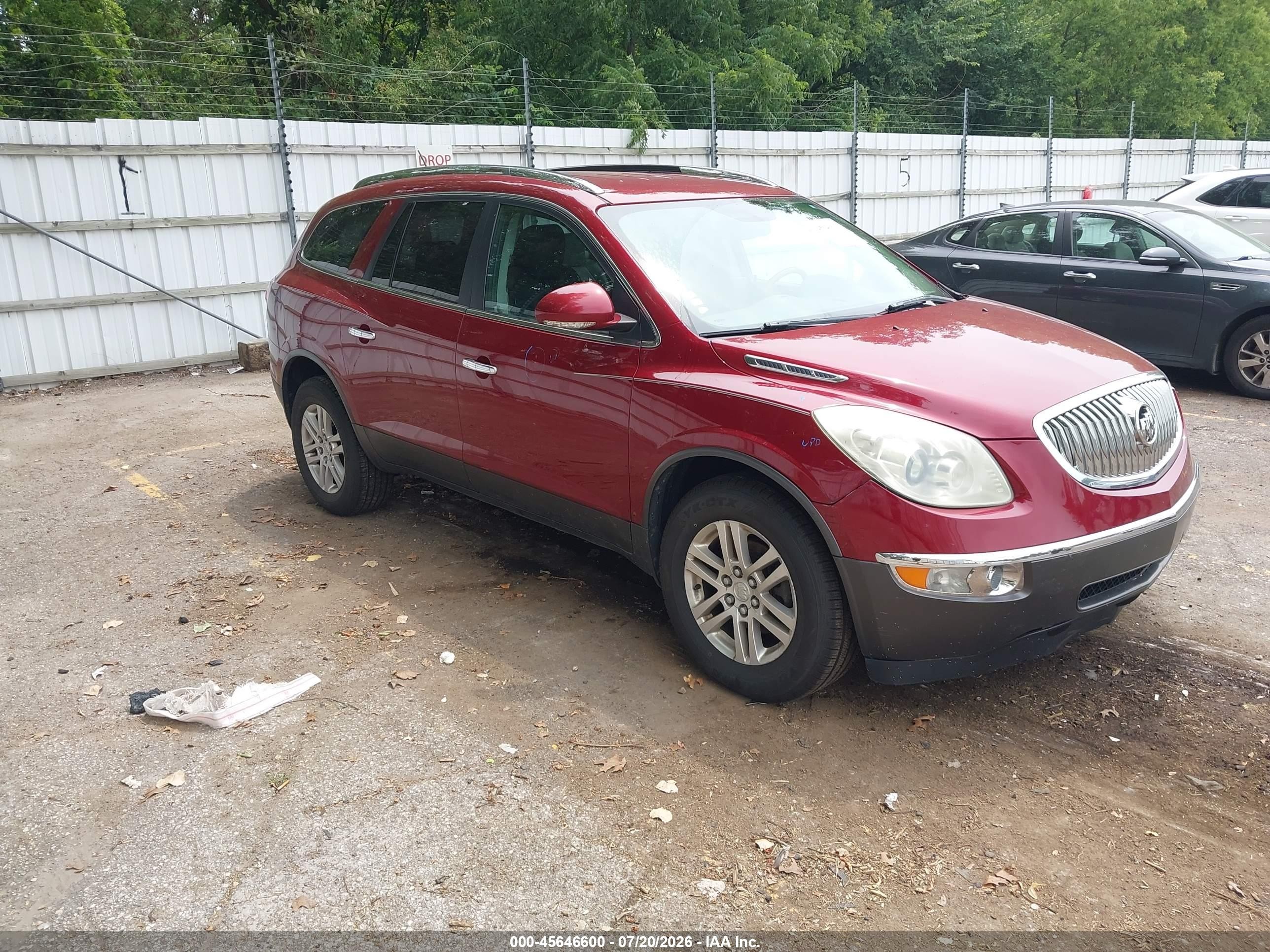 2010 Buick Enclave CXL 1XL, VIN 5GALRBED8AJ253249 — Бок
