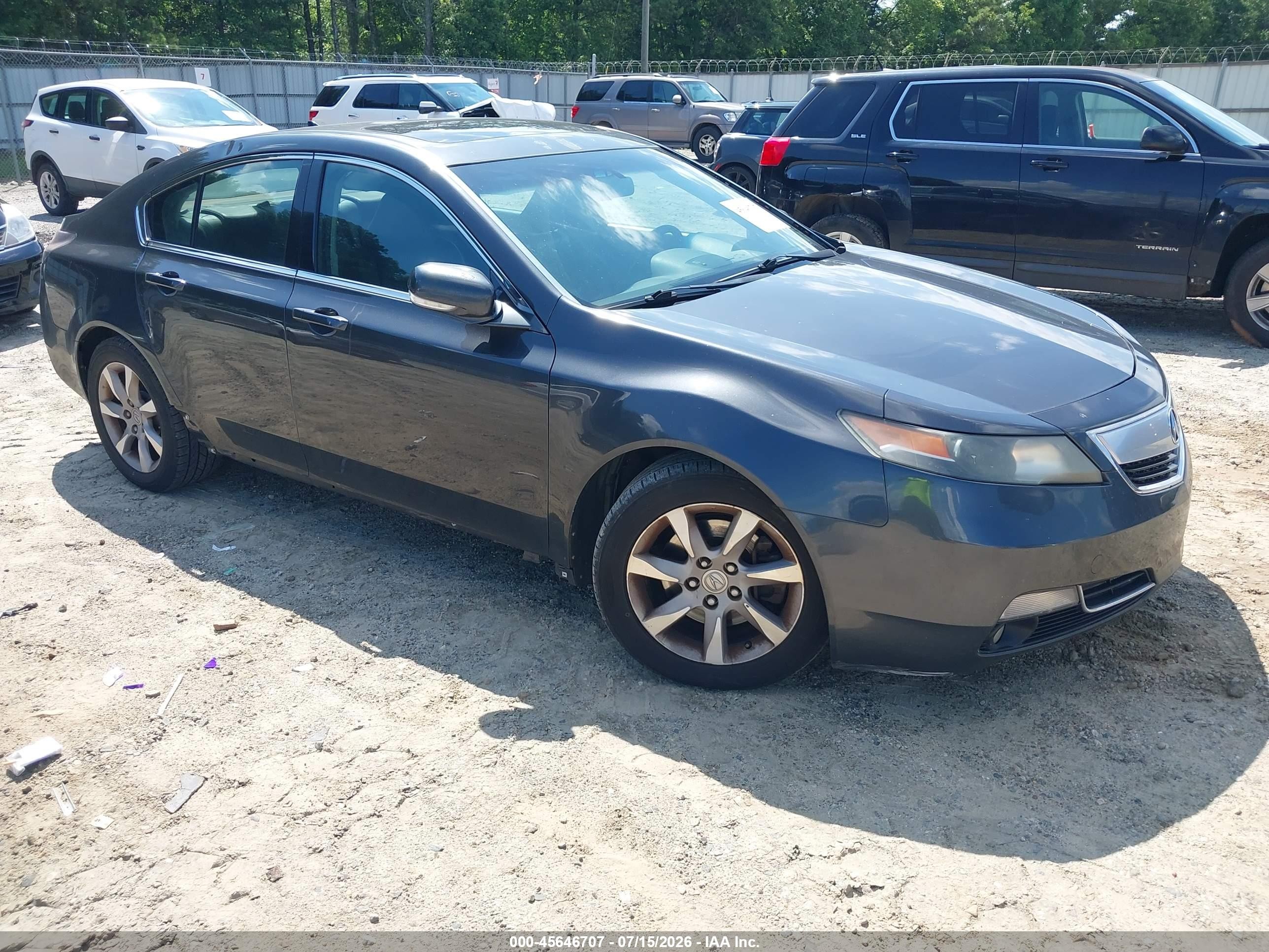 2012 Acura TL Auto, VIN 19UUA8F26CA038466 — Side