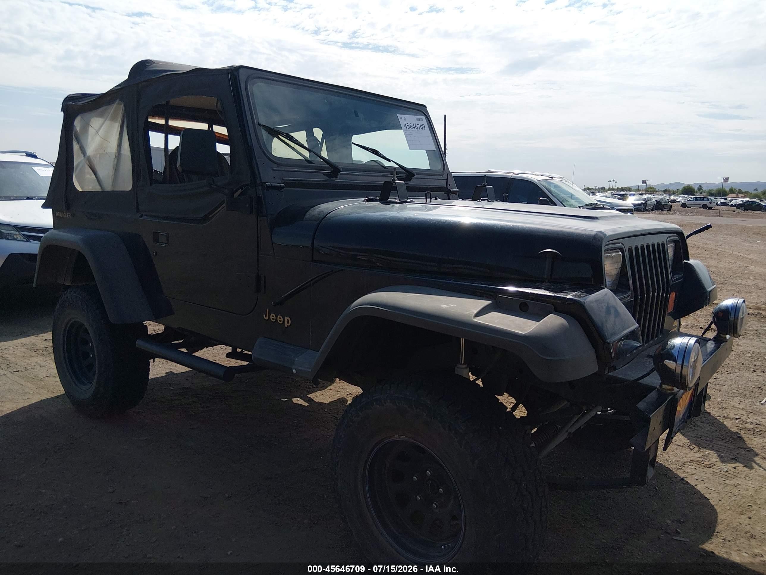 1995 Jeep Wrangler S, VIN 1J4FY19P3SP200304 — Normal wear