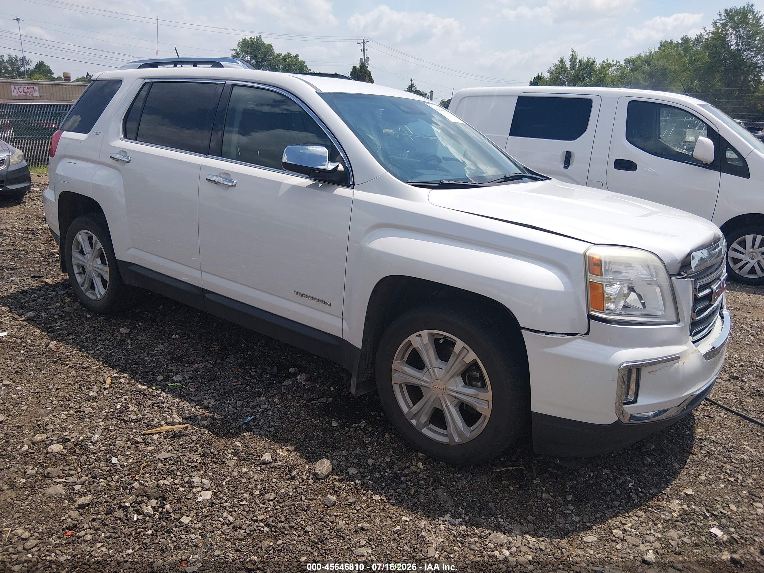 2016 GMC Terrain SLT, VIN 2GKALPEK1G6199404 — Front end