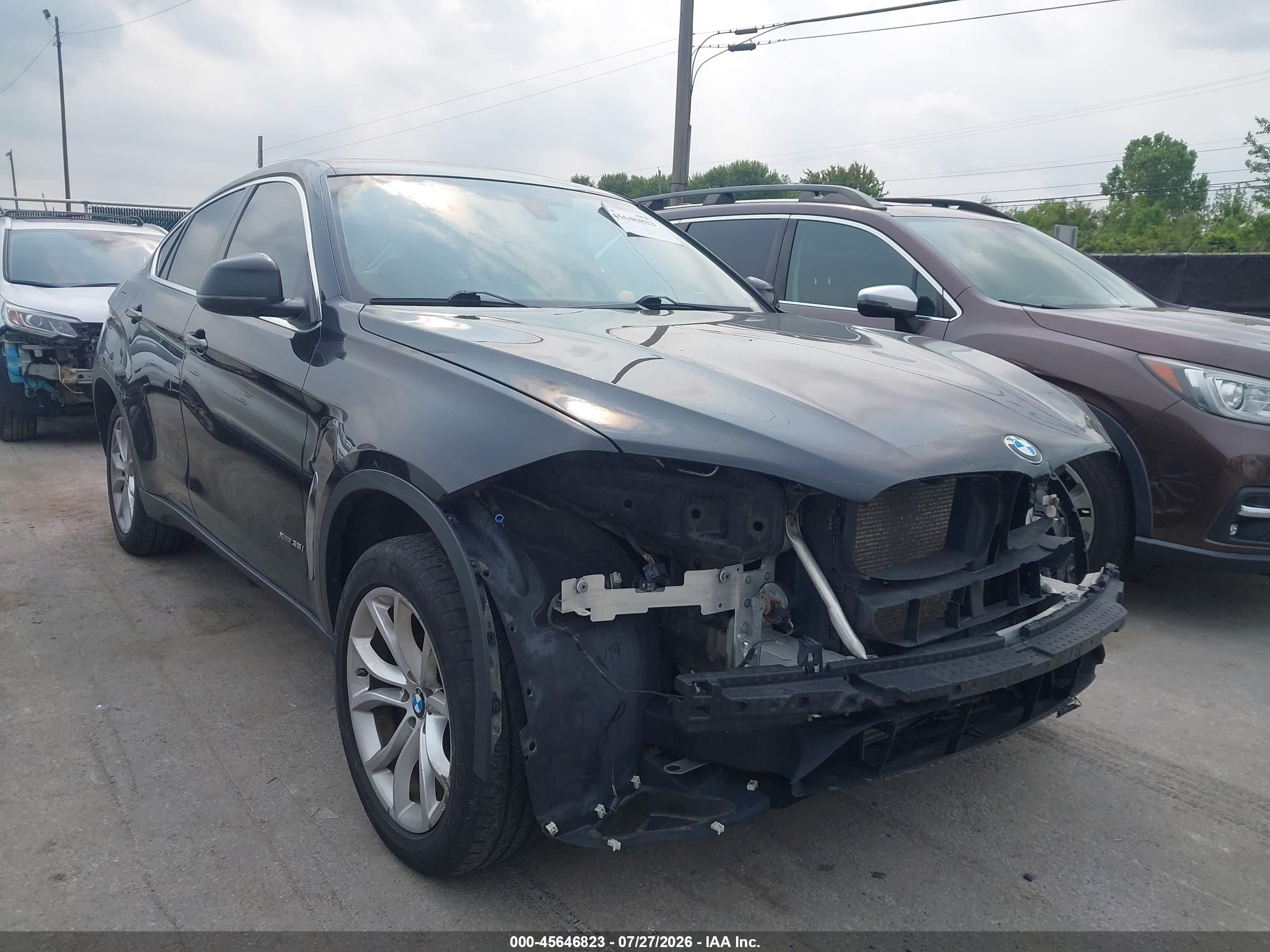 2016 BMW X6 xDrive35i, VIN 5UXKU2C58G0N79392 — Front end