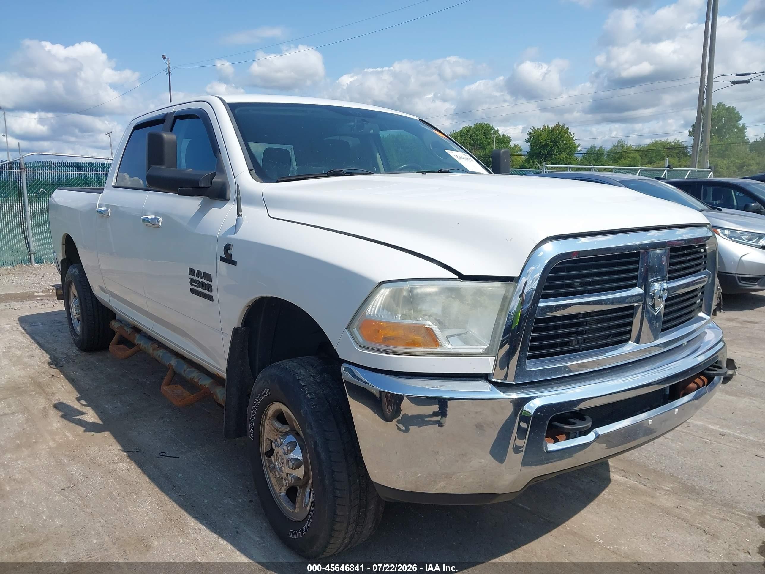2012 Ram 2500 Big Horn, VIN 3C6UD5DL8CG211526 — Бок