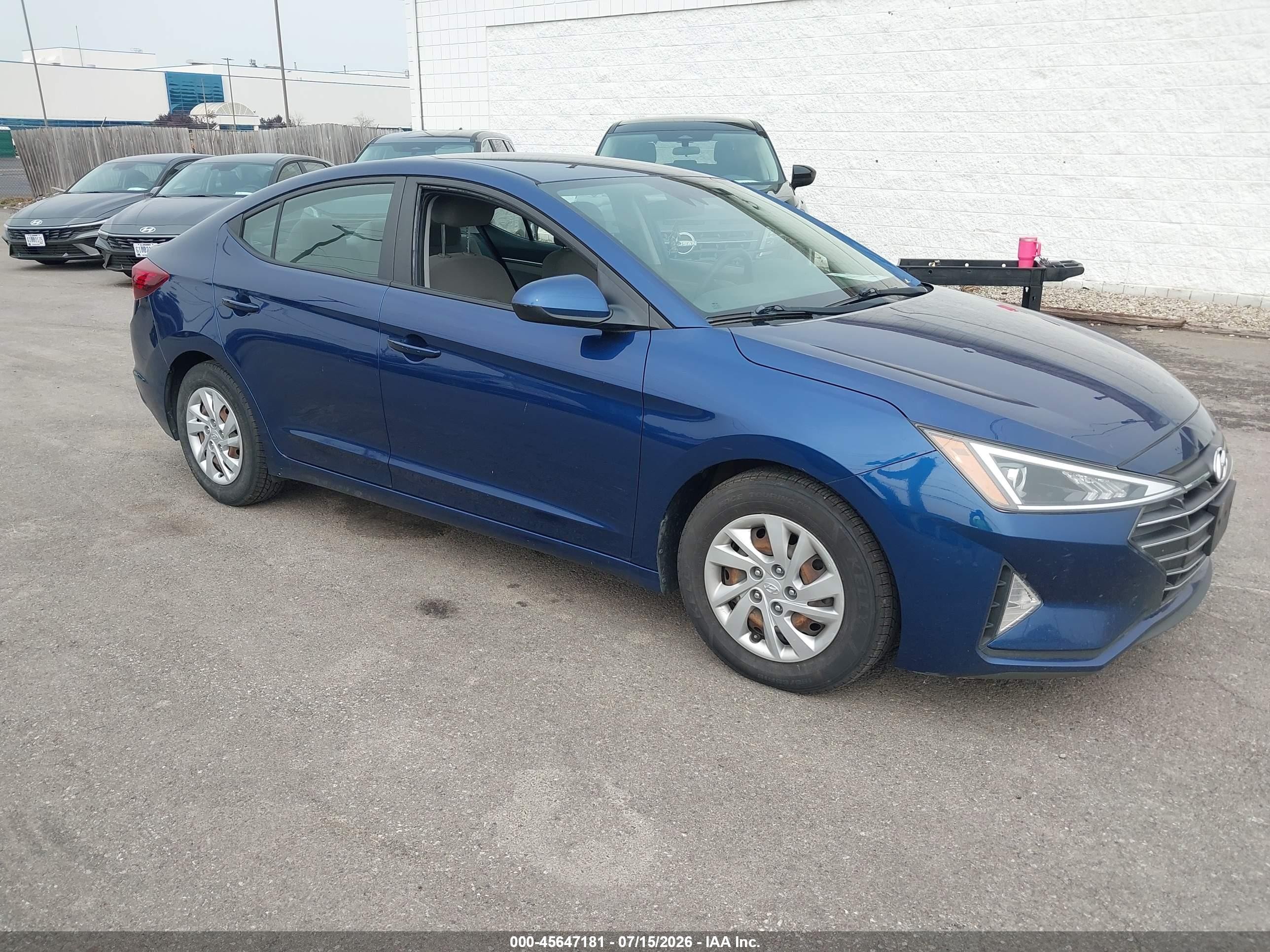 2020 Hyundai Elantra SE, VIN 5NPD74LF6LH601098 — Normal wear