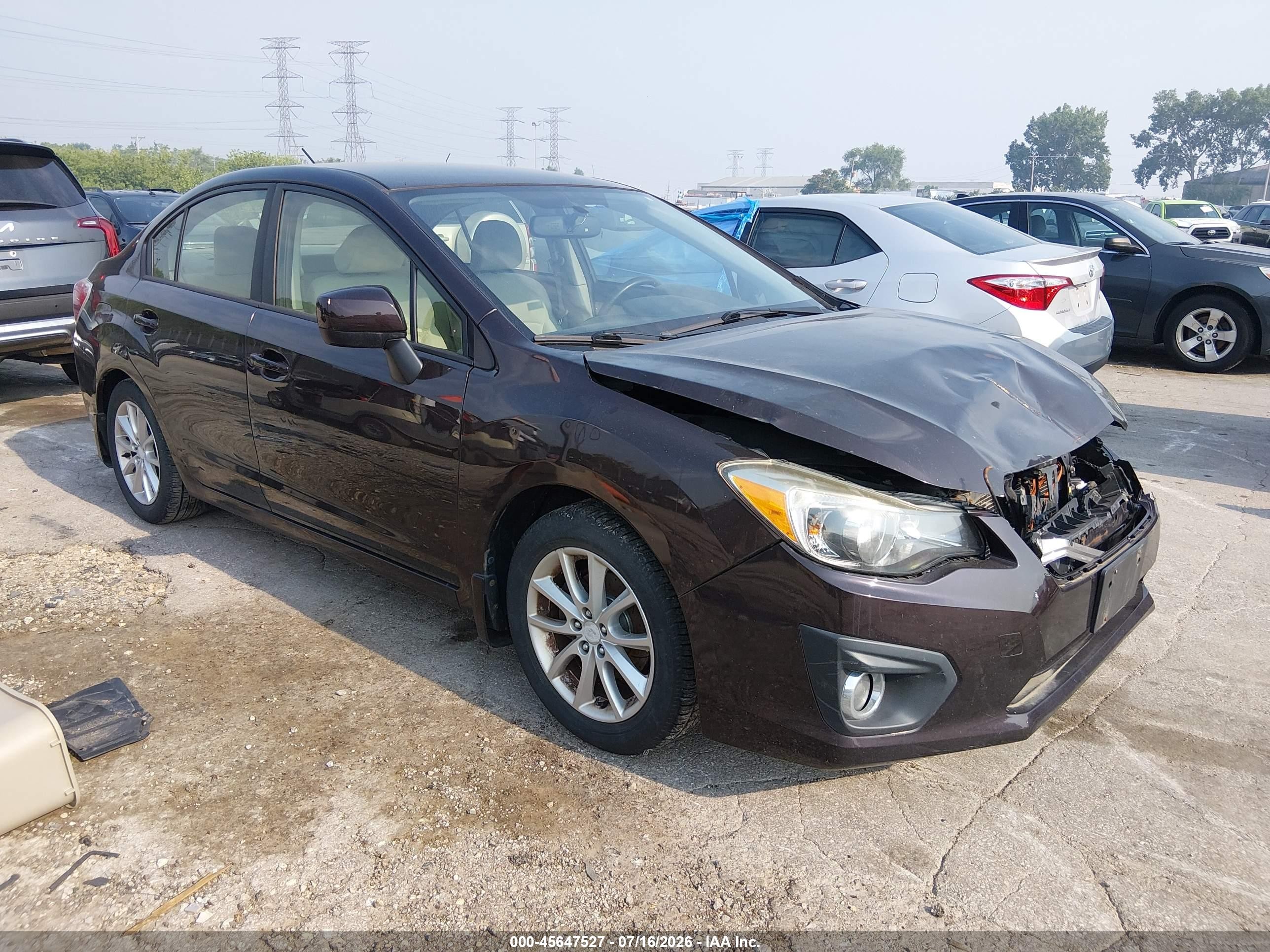 2013 Subaru Impreza Premium, VIN JF1GJAB63DH026401 — Normal wear