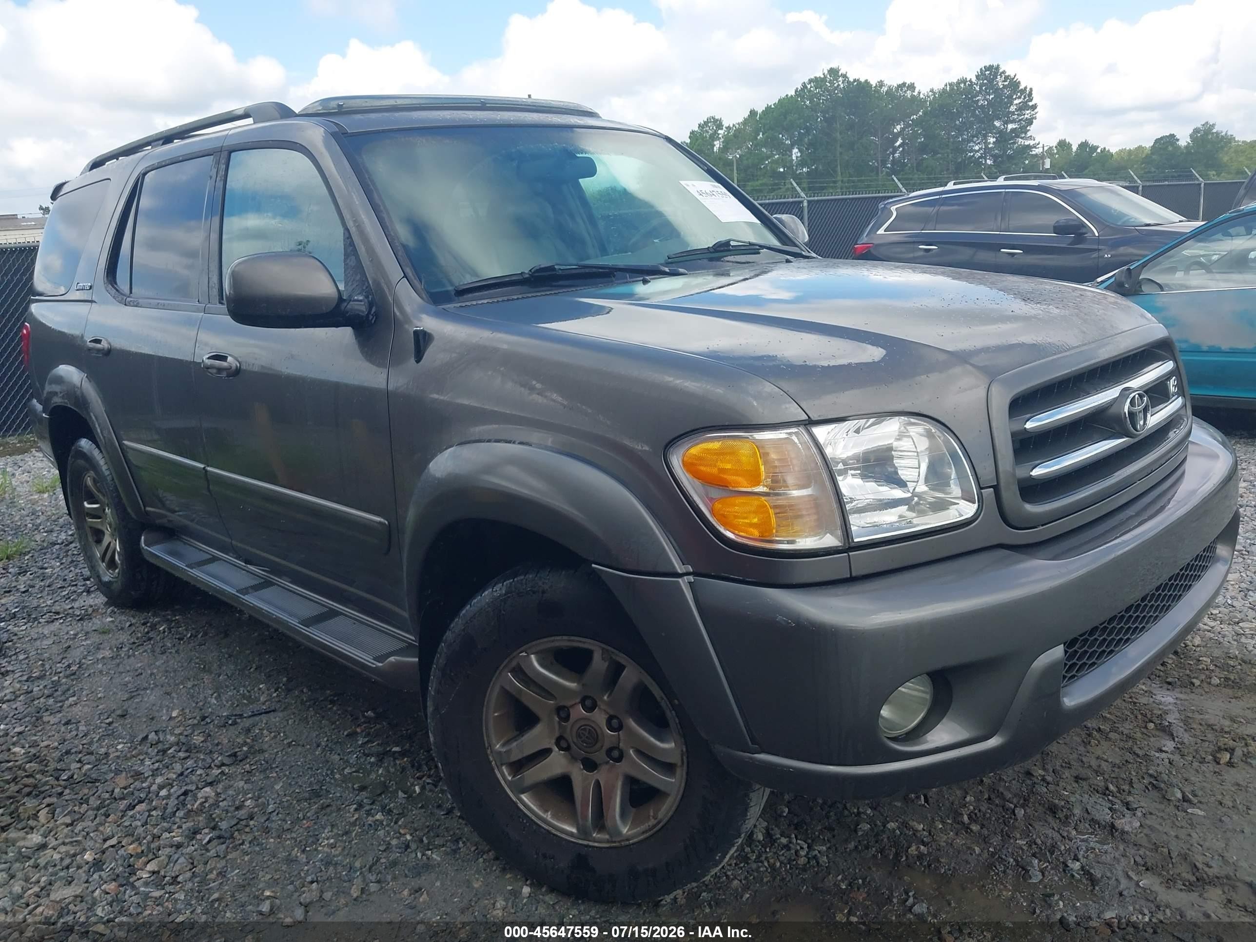 2004 Toyota Sequoia Limited, VIN 5TDBT48A94S217487 — Обычный износ
