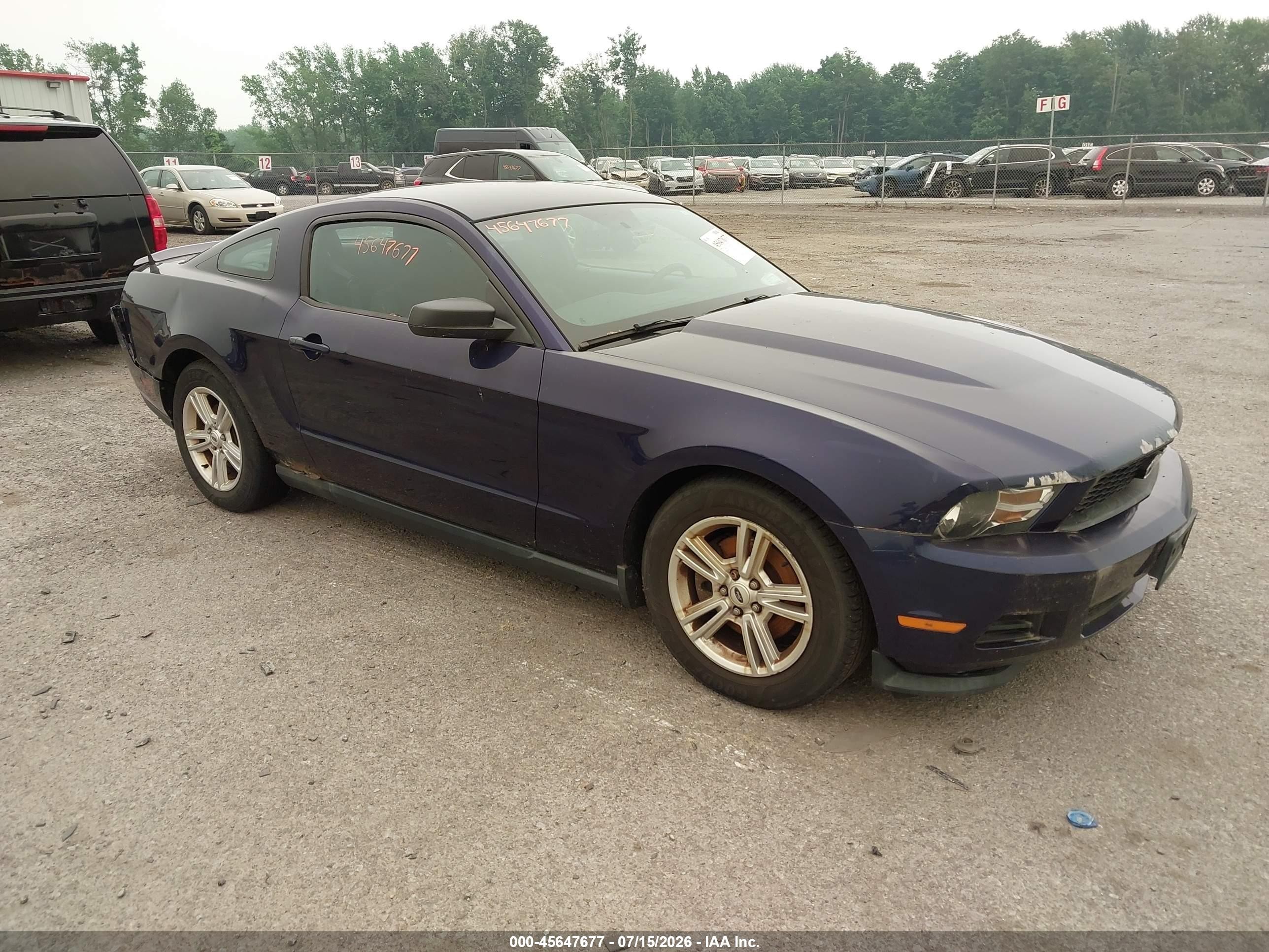 2011 Ford Mustang Premium, VIN 1ZVBP8AM6B5157216 — Обычный износ