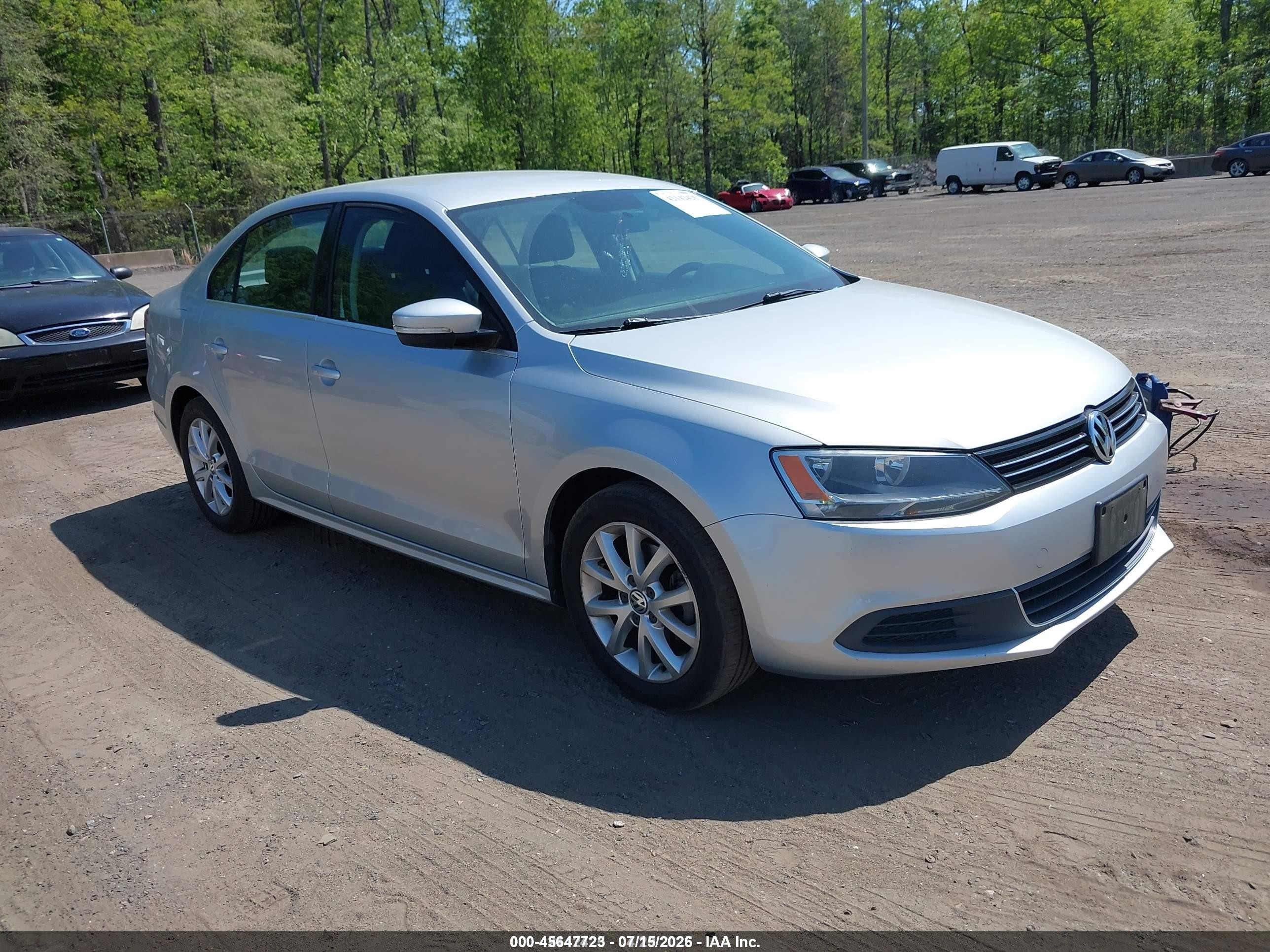 2014 Volkswagen Jetta SE, VIN 3VWD17AJ2EM327662 — Not stated