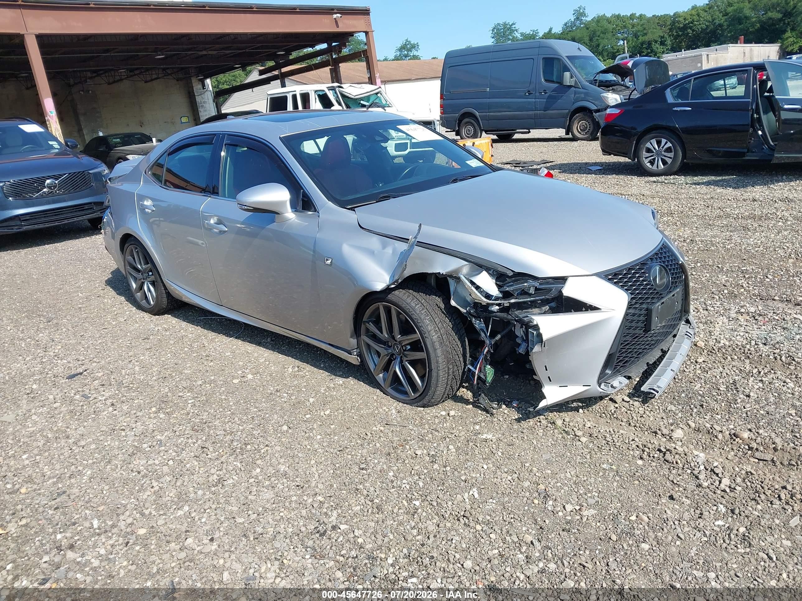 2019 Lexus IS 300 F Sport, VIN JTHC81D28K5037454 — Front end