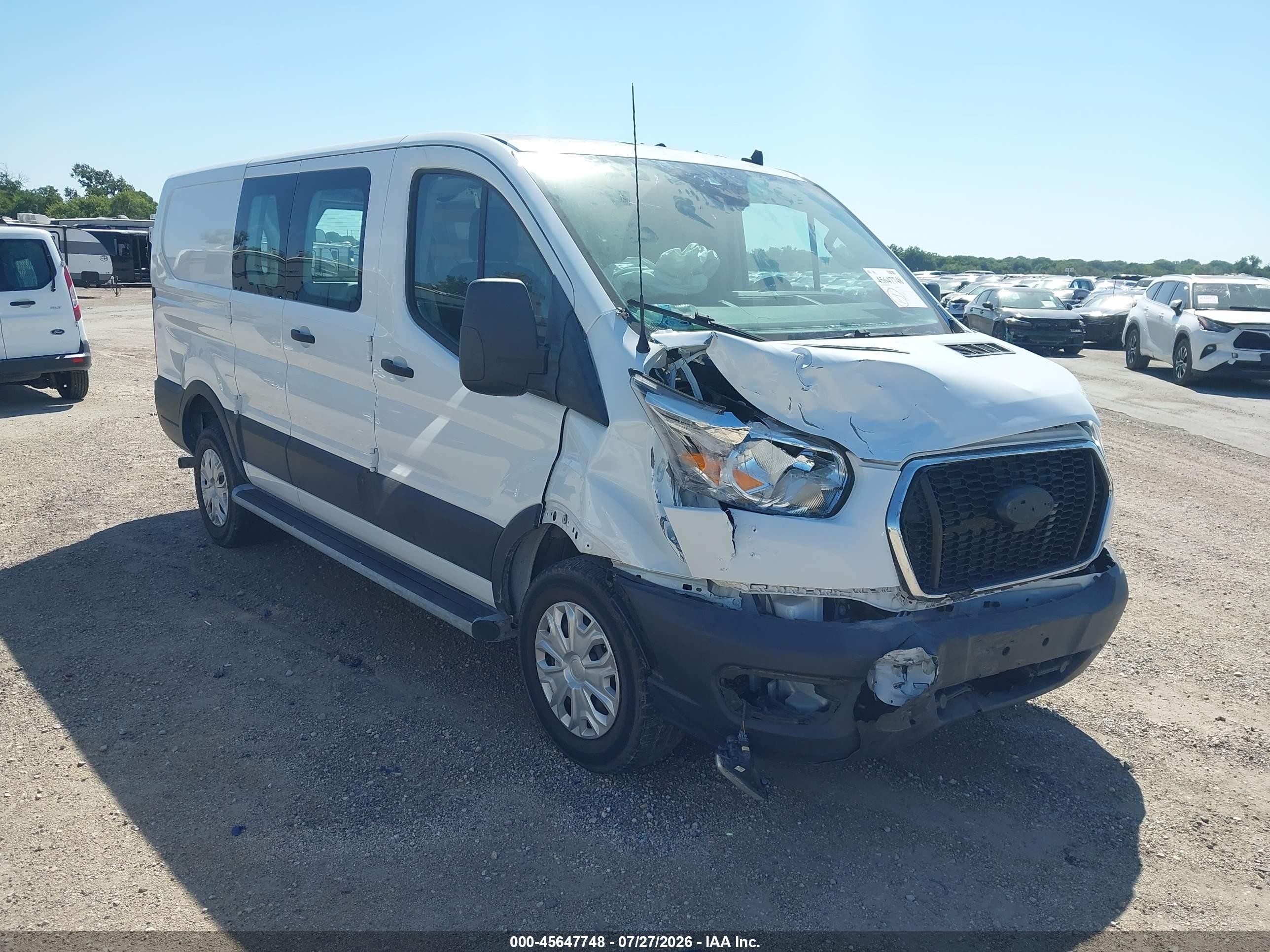 2021 Ford Transit Cargo, VIN 1FTBR1Y87MKA44358 — Front end