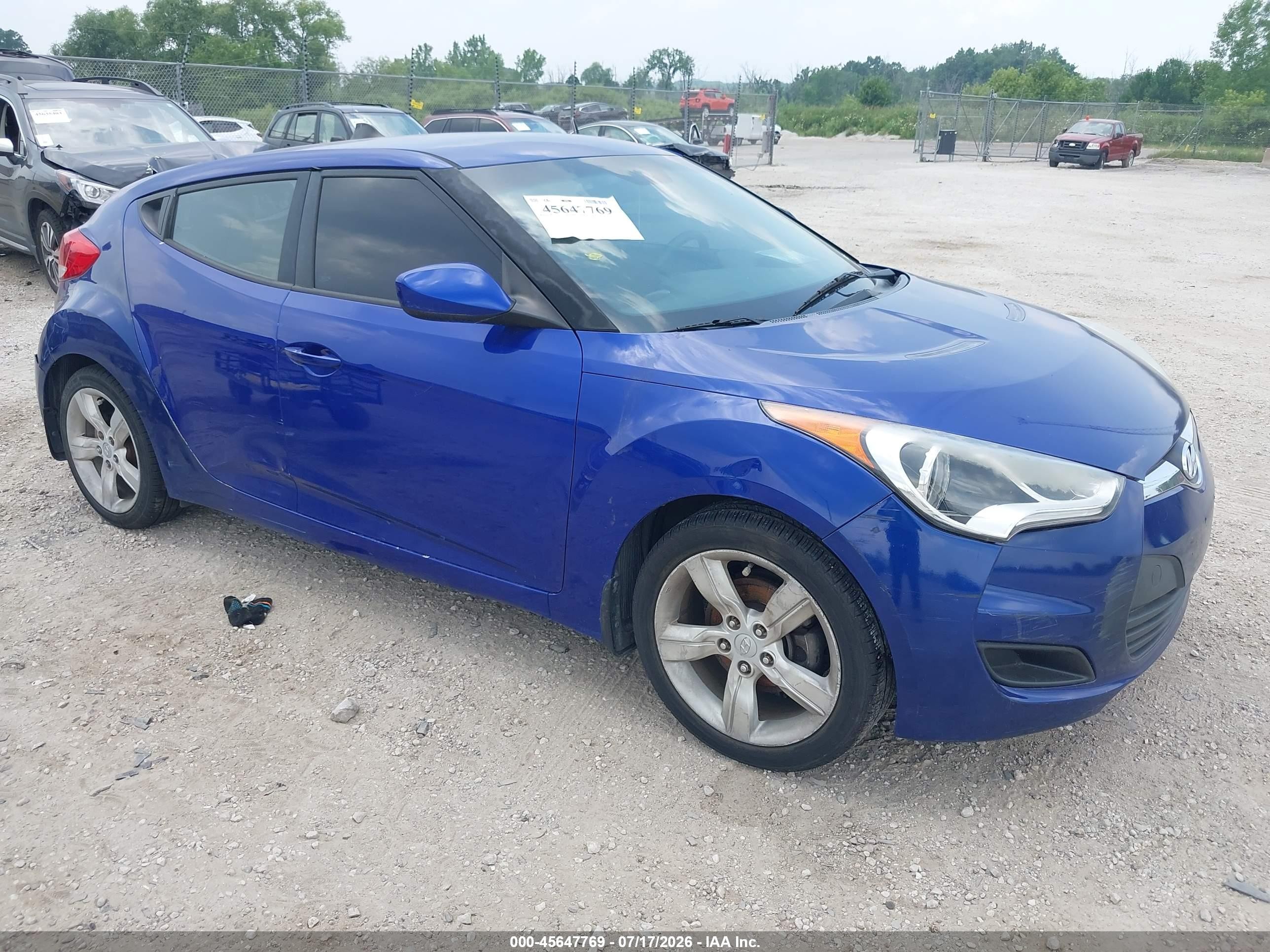 2015 Hyundai Veloster, VIN KMHTC6AD7FU224615 — После угона