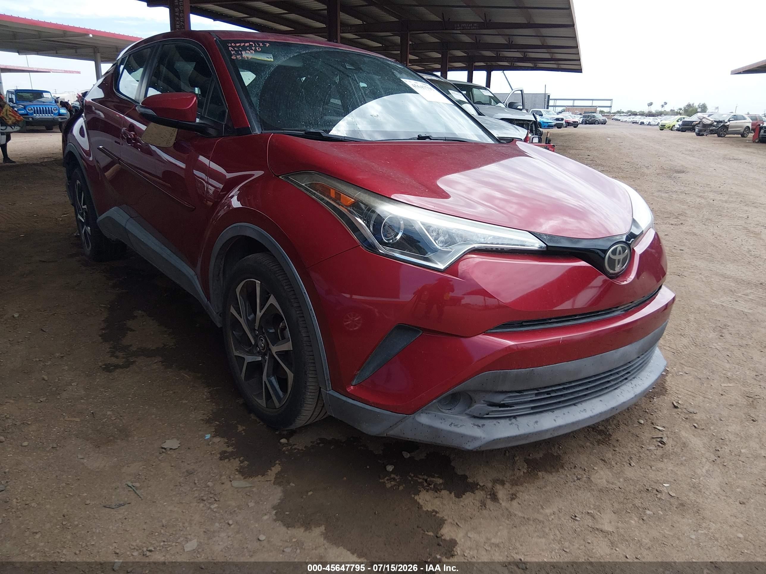 2018 Toyota C-HR XLE Premium, VIN NMTKHMBX3JR046597 — Зад