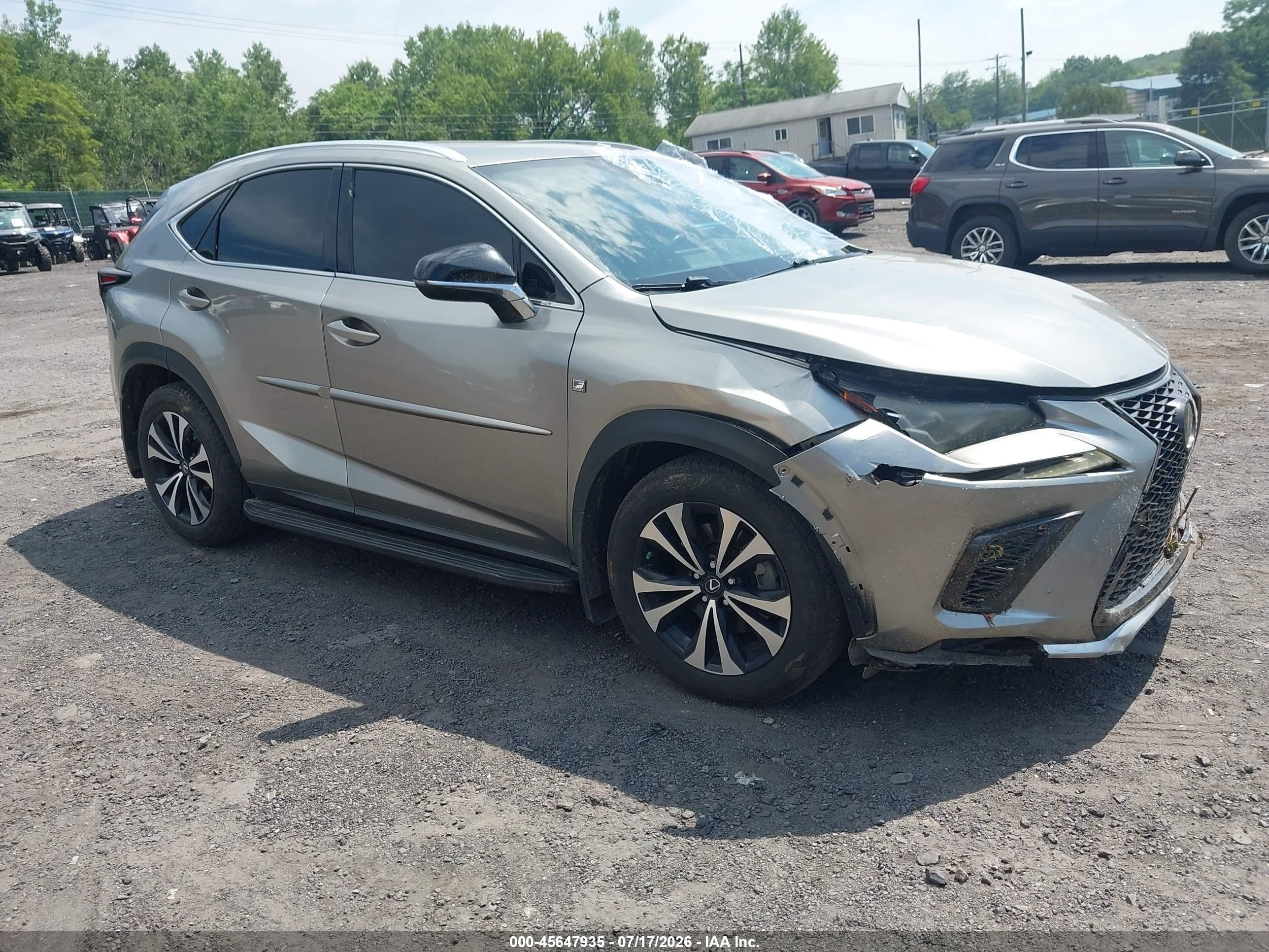 2020 Lexus NX 300 F Sport, VIN JTJSARDZ5L5009185 — Перед