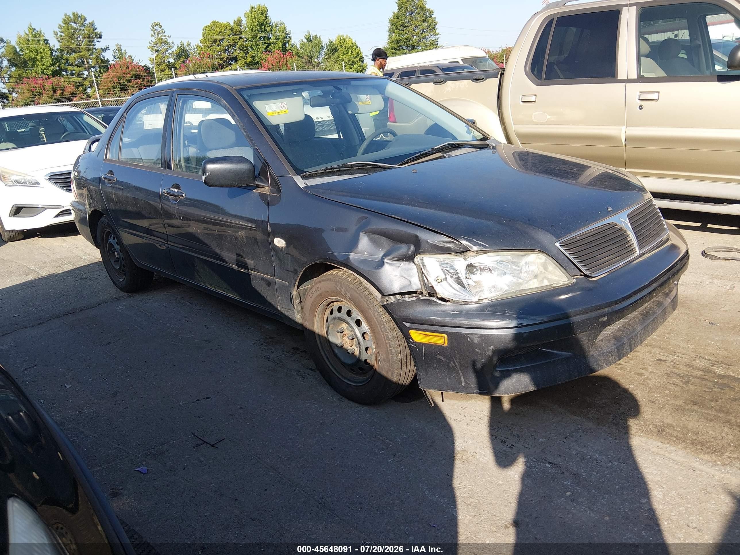 2003 Mitsubishi Lancer ES, VIN JA3AJ26E23U097634 — Перед