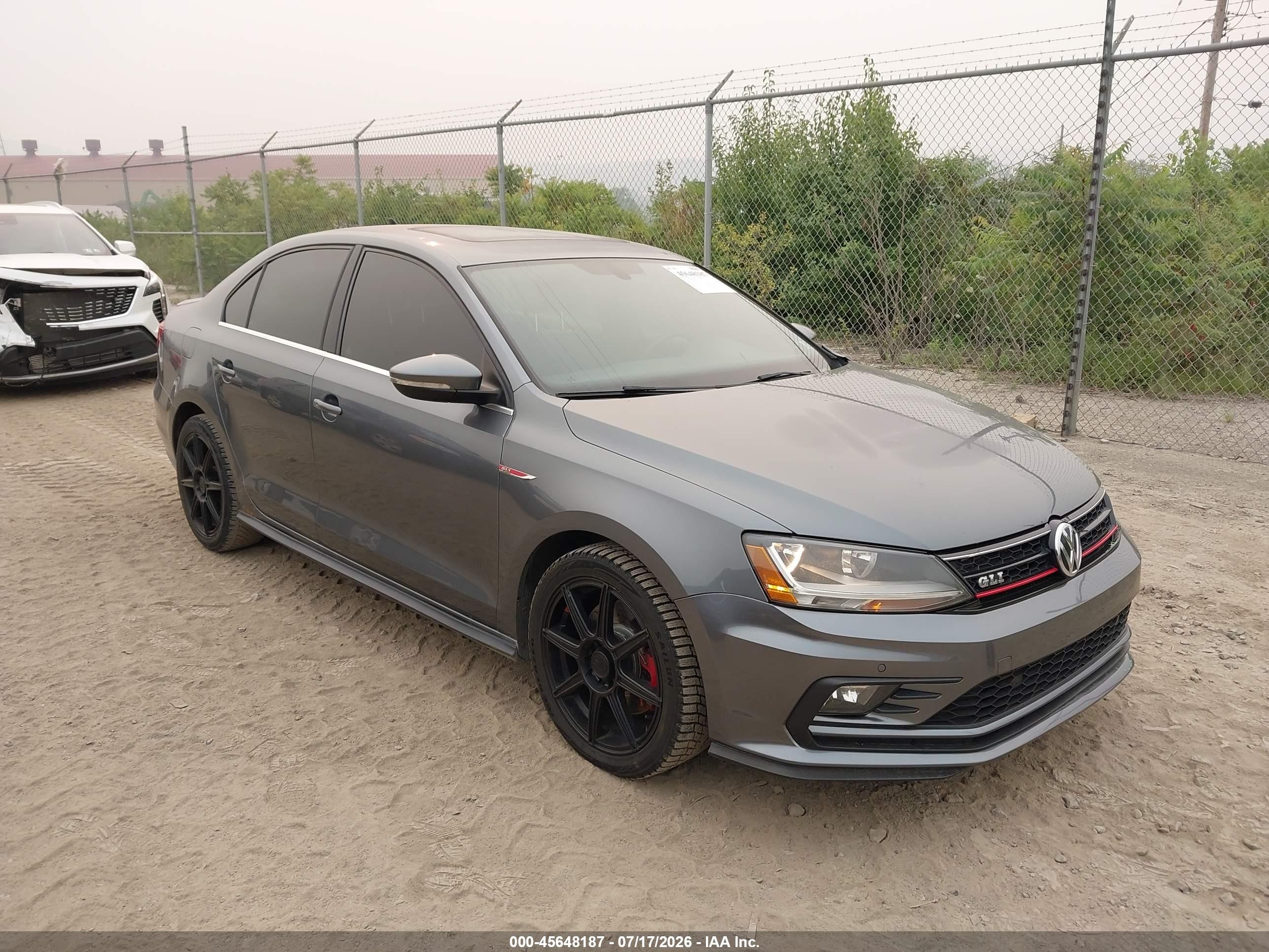 2017 Volkswagen Jetta GLI, VIN 3VW4T7AJ4HM291343 — Front end