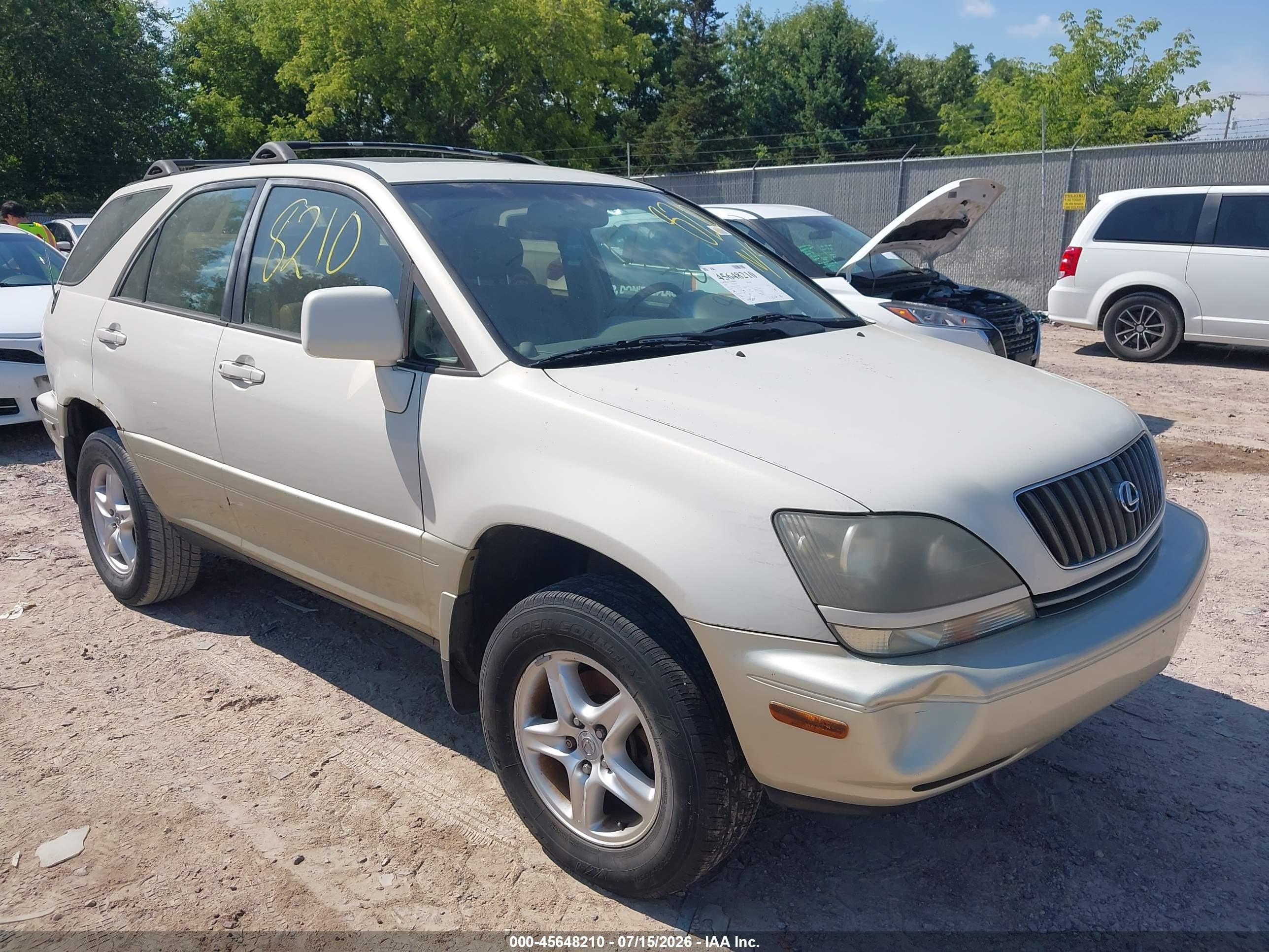 2000 Lexus RX 300, VIN JT6GF10U7Y0063248 — Перед