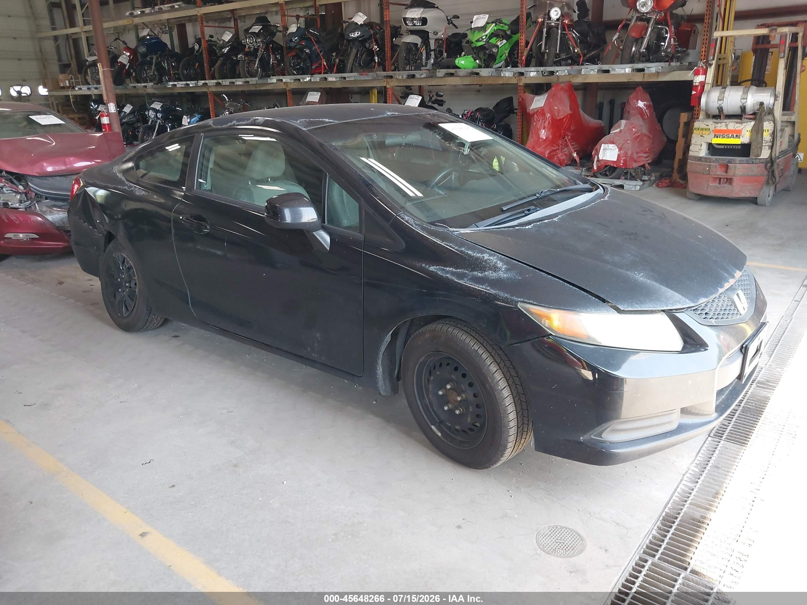 2012 Honda Civic LX, VIN 2HGFG3B56CH524545 — All over