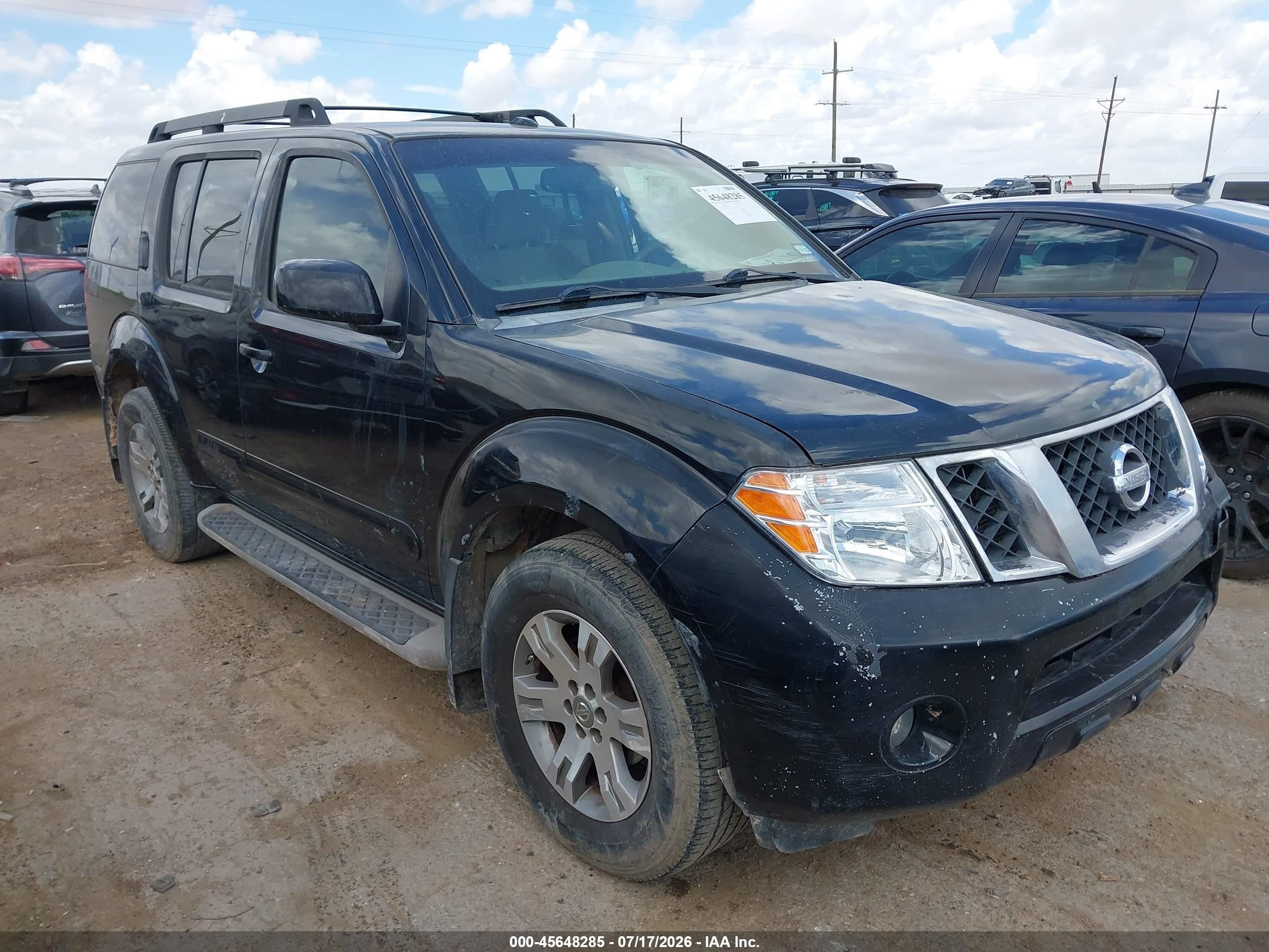 2010 Nissan Pathfinder S FE+, VIN 5N1AR1NN8AC600314 — Not stated