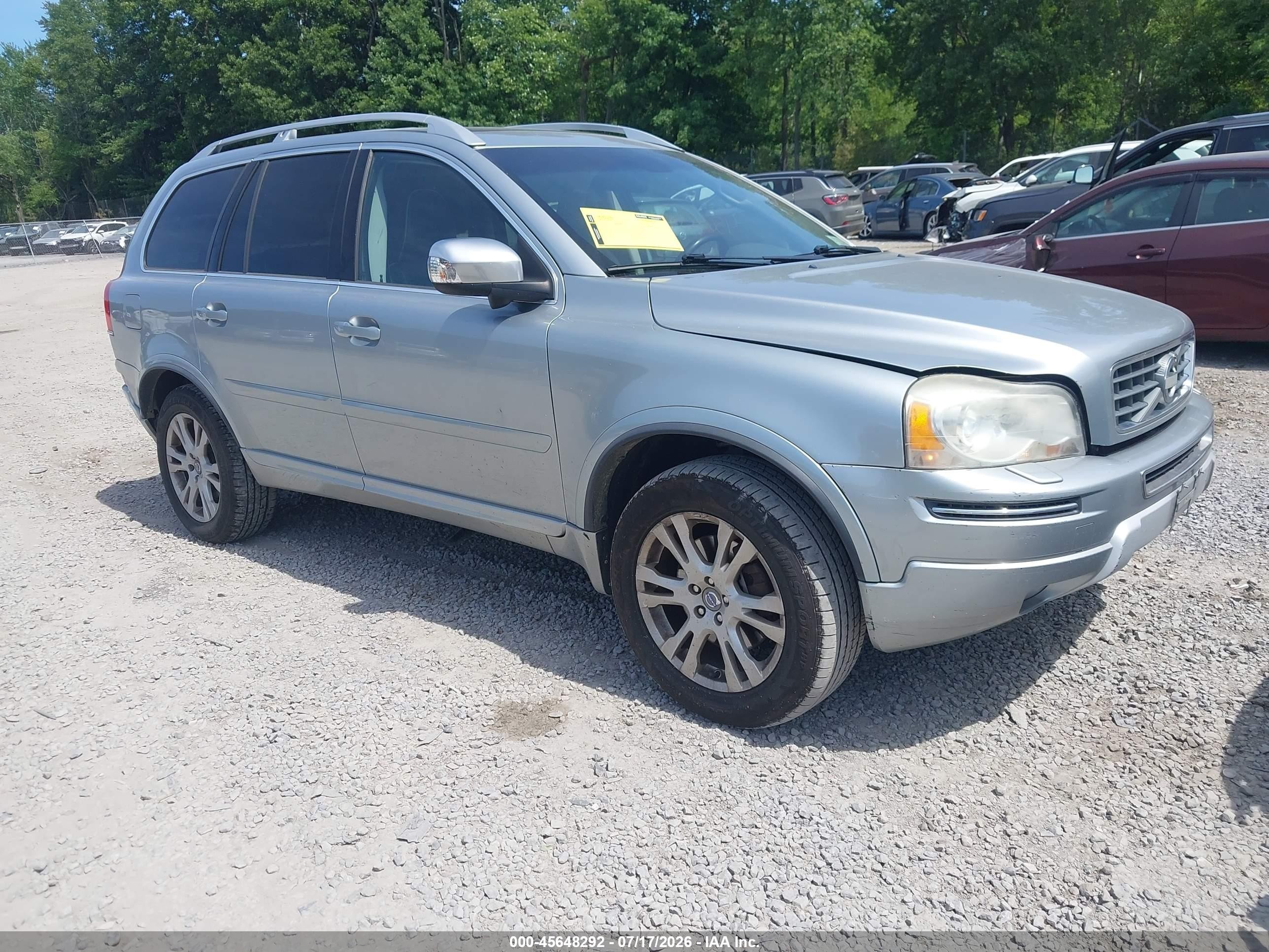 2013 Volvo XC90 Premier Plus, VIN YV4952CZXD1658629 — Rear end