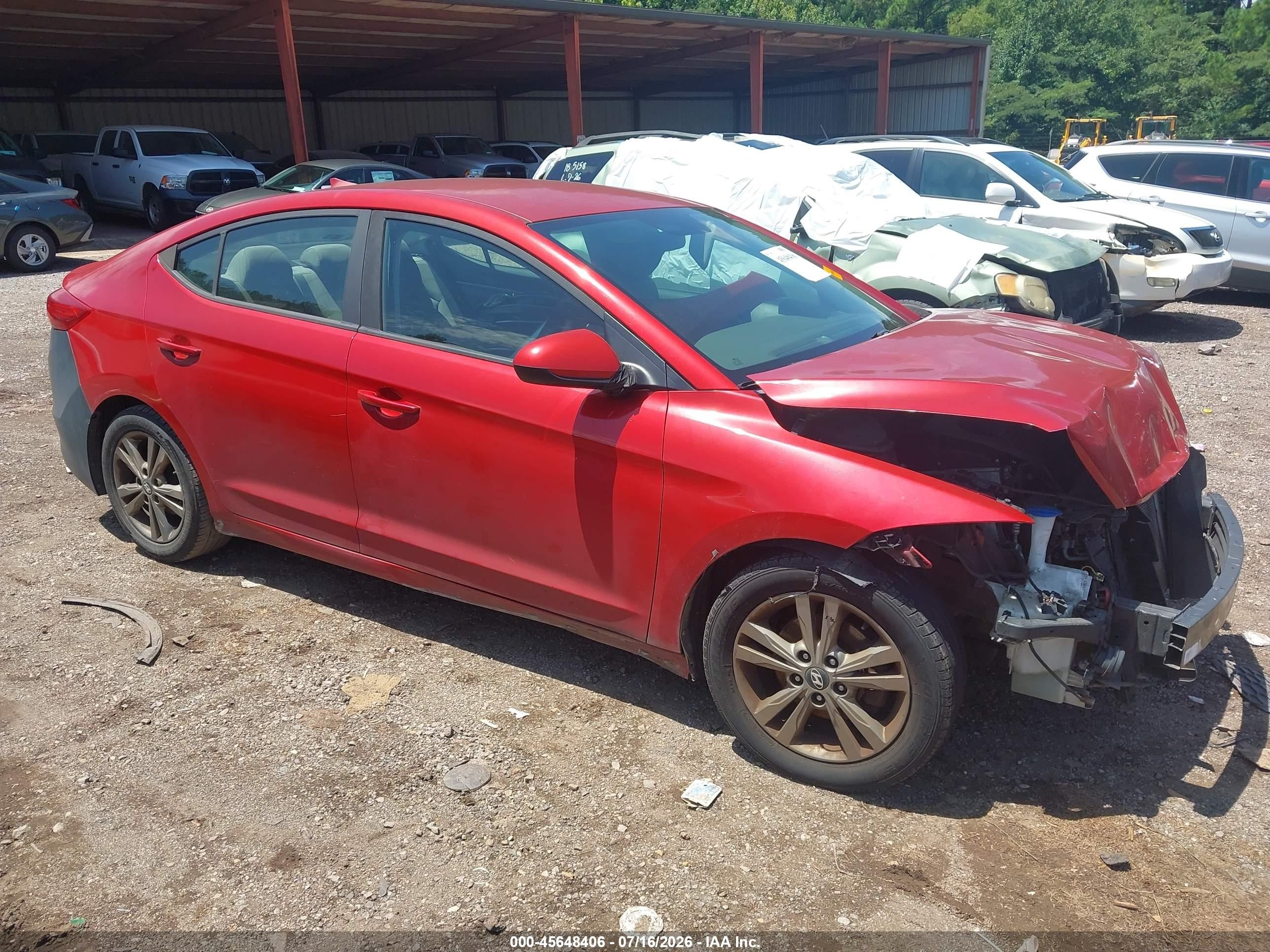 2018 Hyundai Elantra SEL, VIN 5NPD84LF7JH371338 — Normal wear