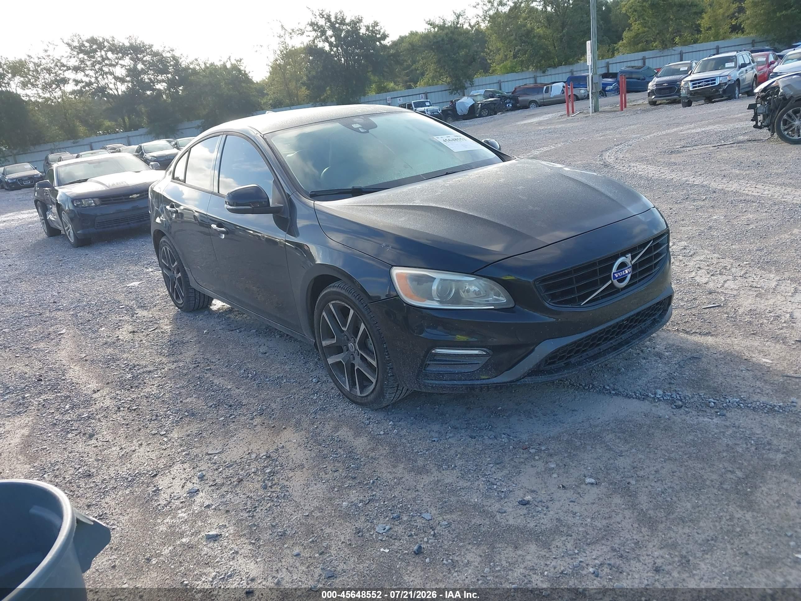 2017 Volvo S60 Dynamic, VIN YV140MTL7H2420816 — Rear end