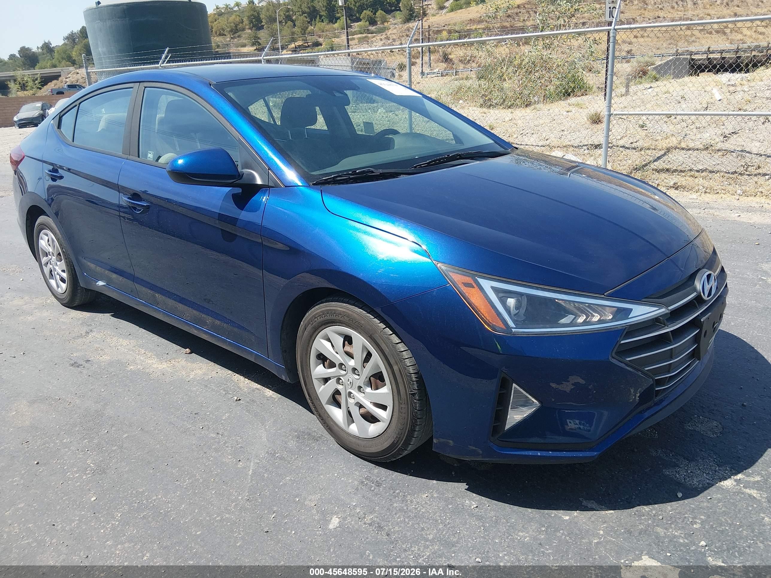 2020 Hyundai Elantra SE, VIN 5NPD74LF0LH613067 — Side