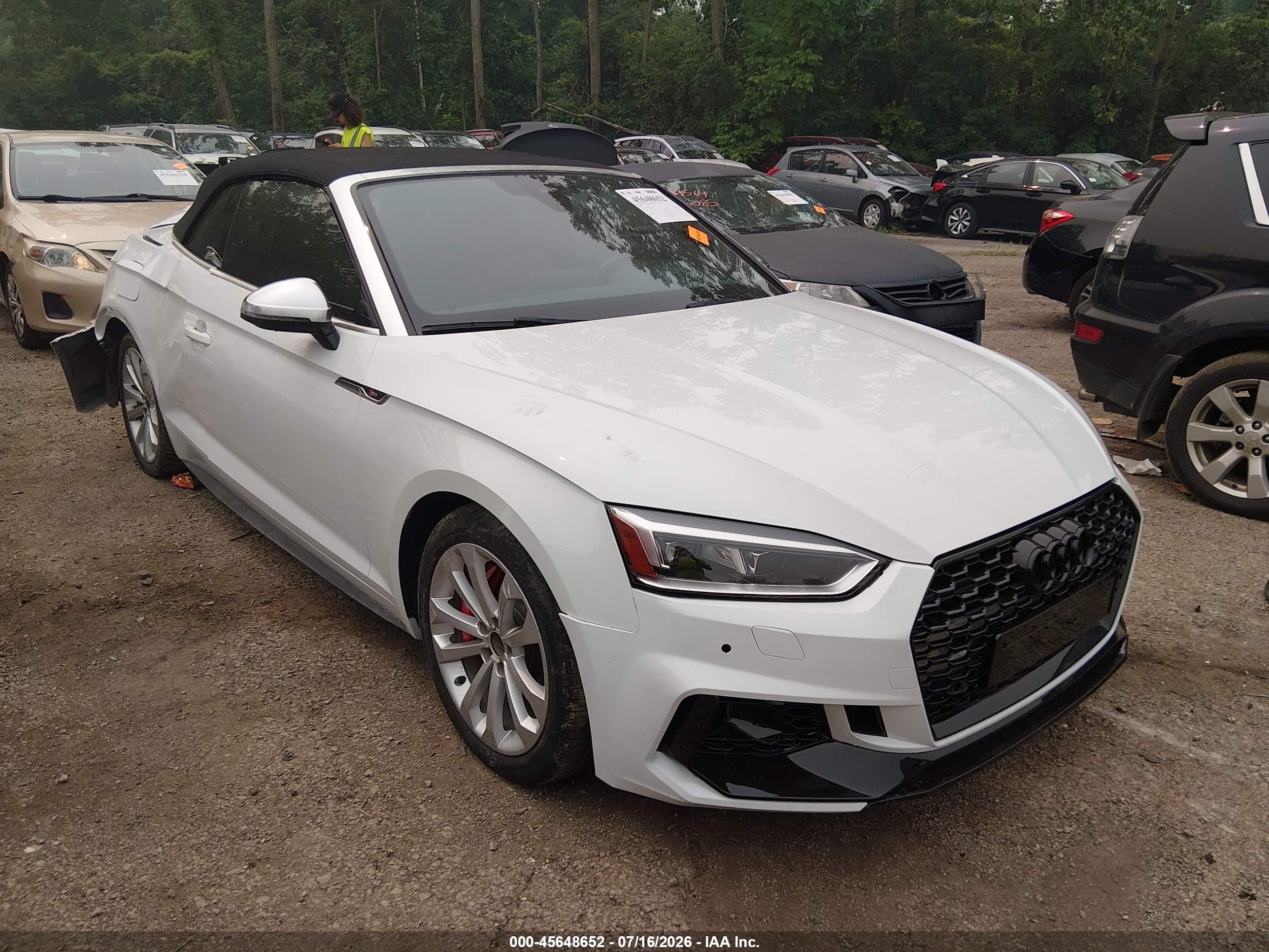 2018 Audi S5 Prestige, VIN WAU24GF56JN004046 — Зад