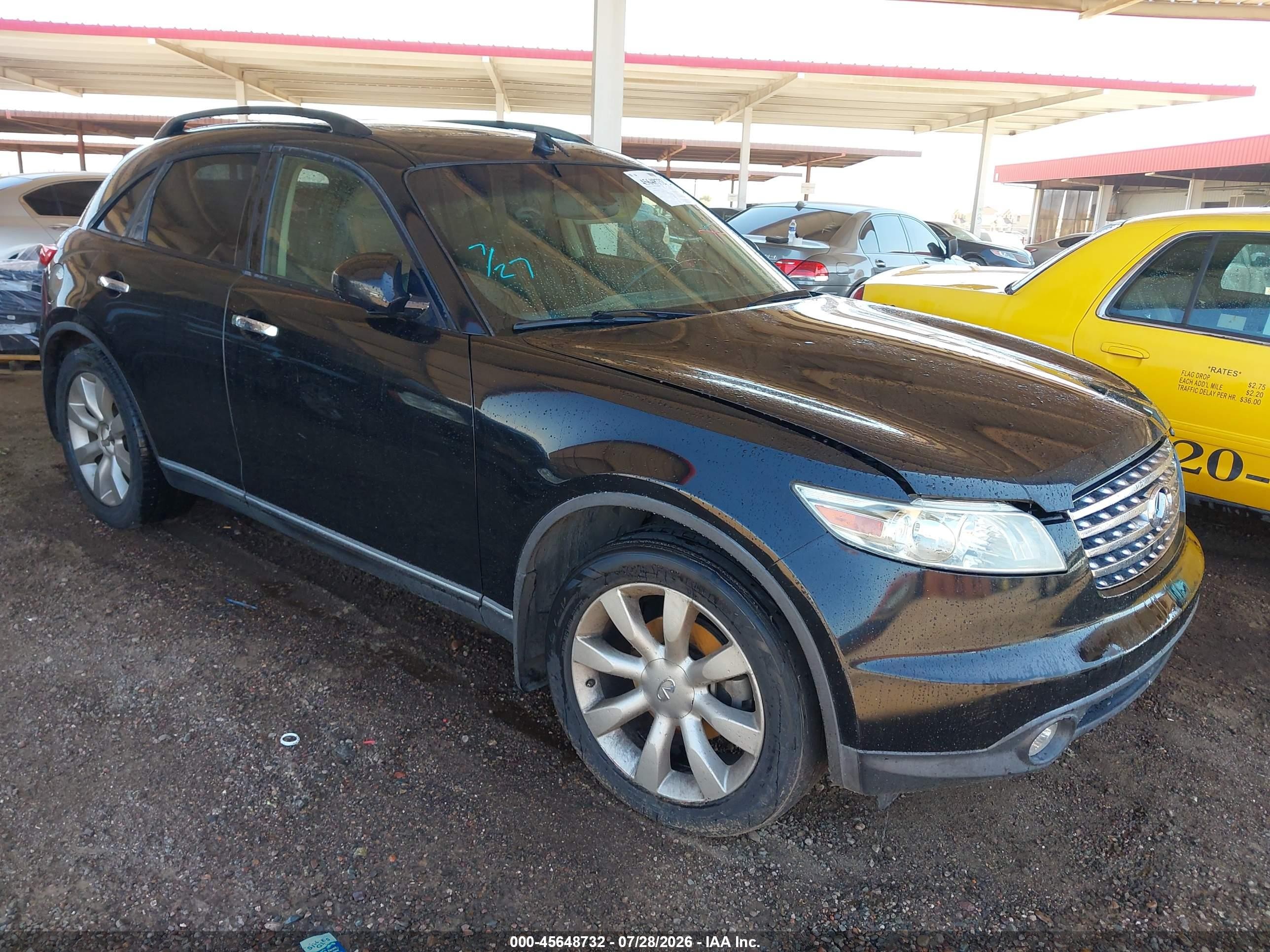 2003 Infiniti FX Options, VIN JNRAS08W63X004038 — Normal wear