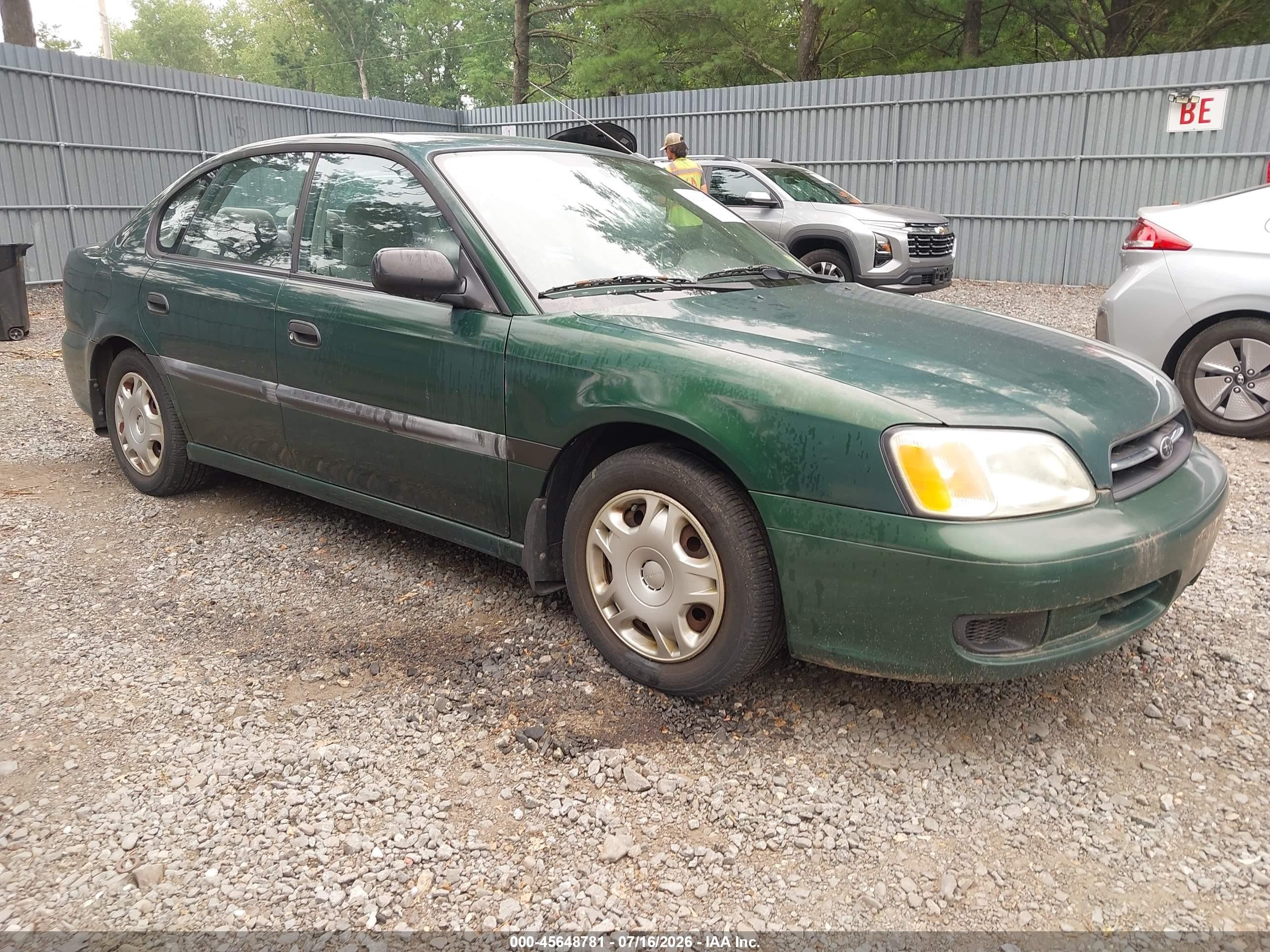 2002 Subaru Legacy L, VIN 4S3BE635927204407 — Обычный износ