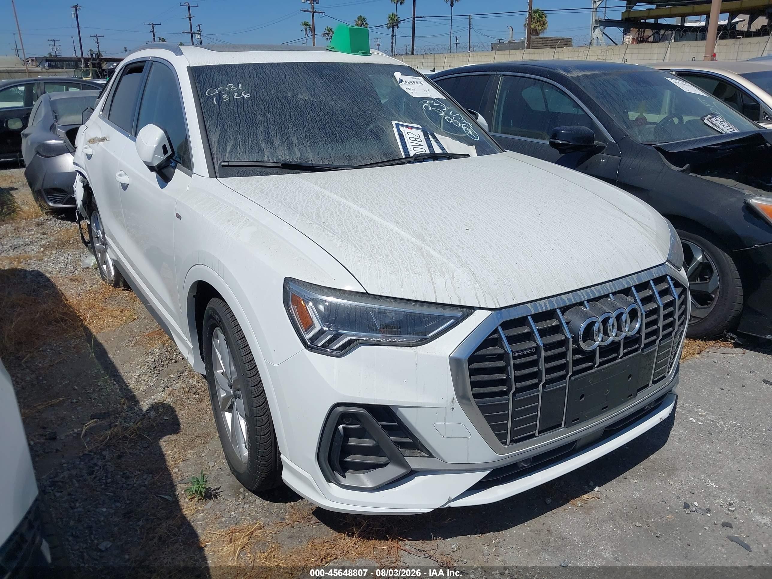 2025 Audi Q3 S line Premium, VIN WA1DECF3XS1089931 — Rear end