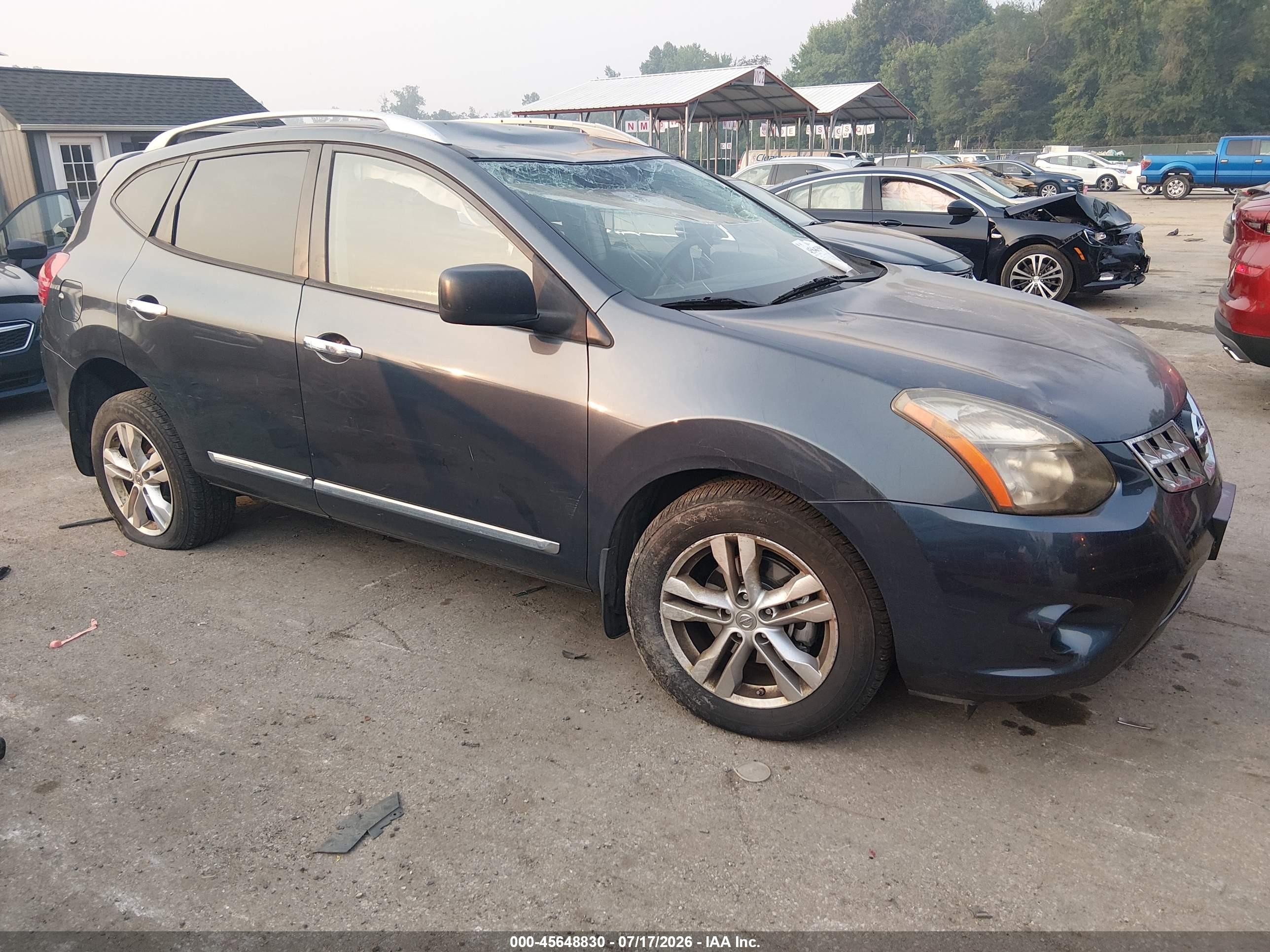 2015 Nissan Rogue S, VIN JN8AS5MV9FW764506 — Rollover