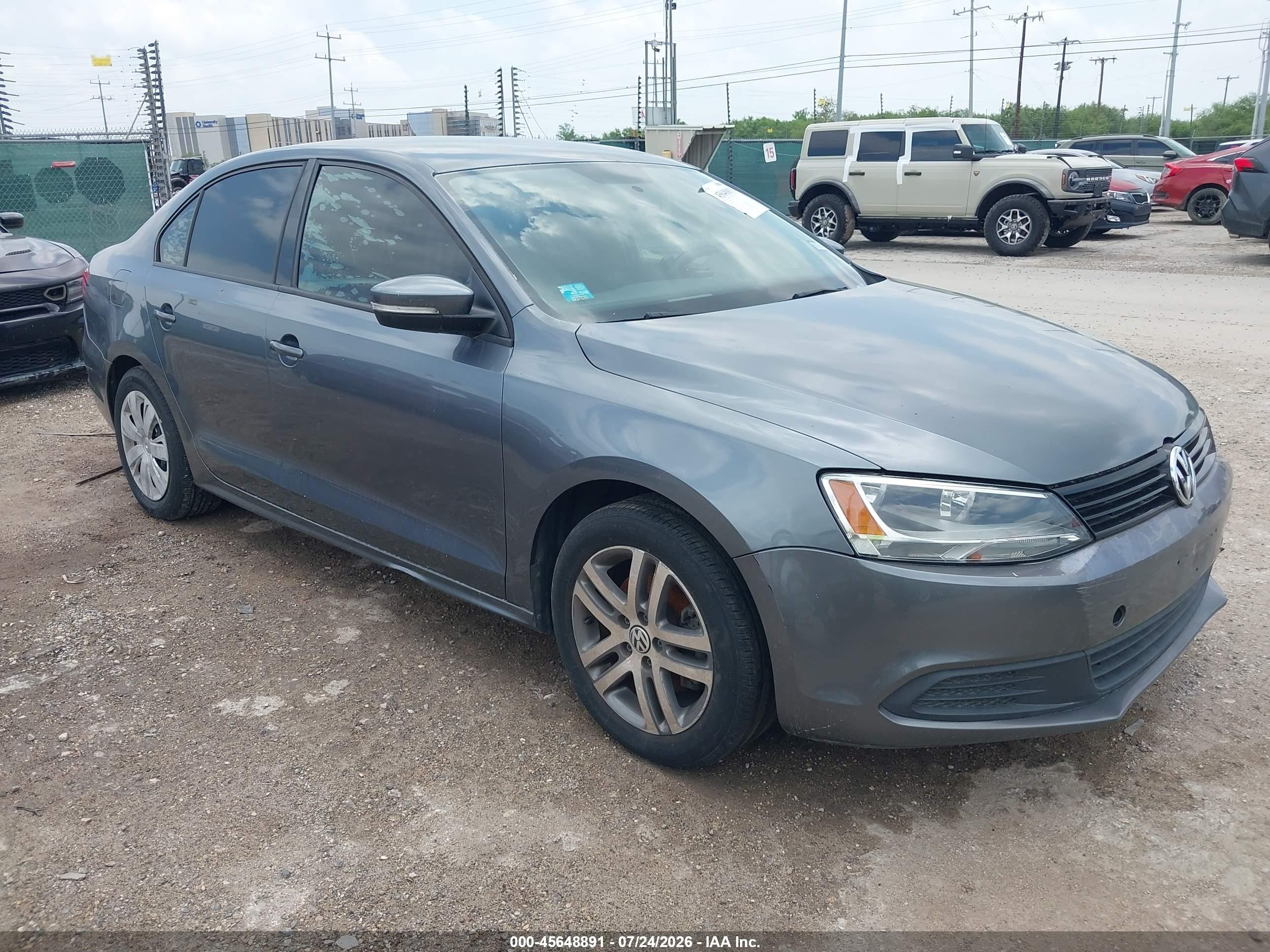 2011 Volkswagen Jetta SE, VIN 3VWDX7AJ0BM320963 — Repossession