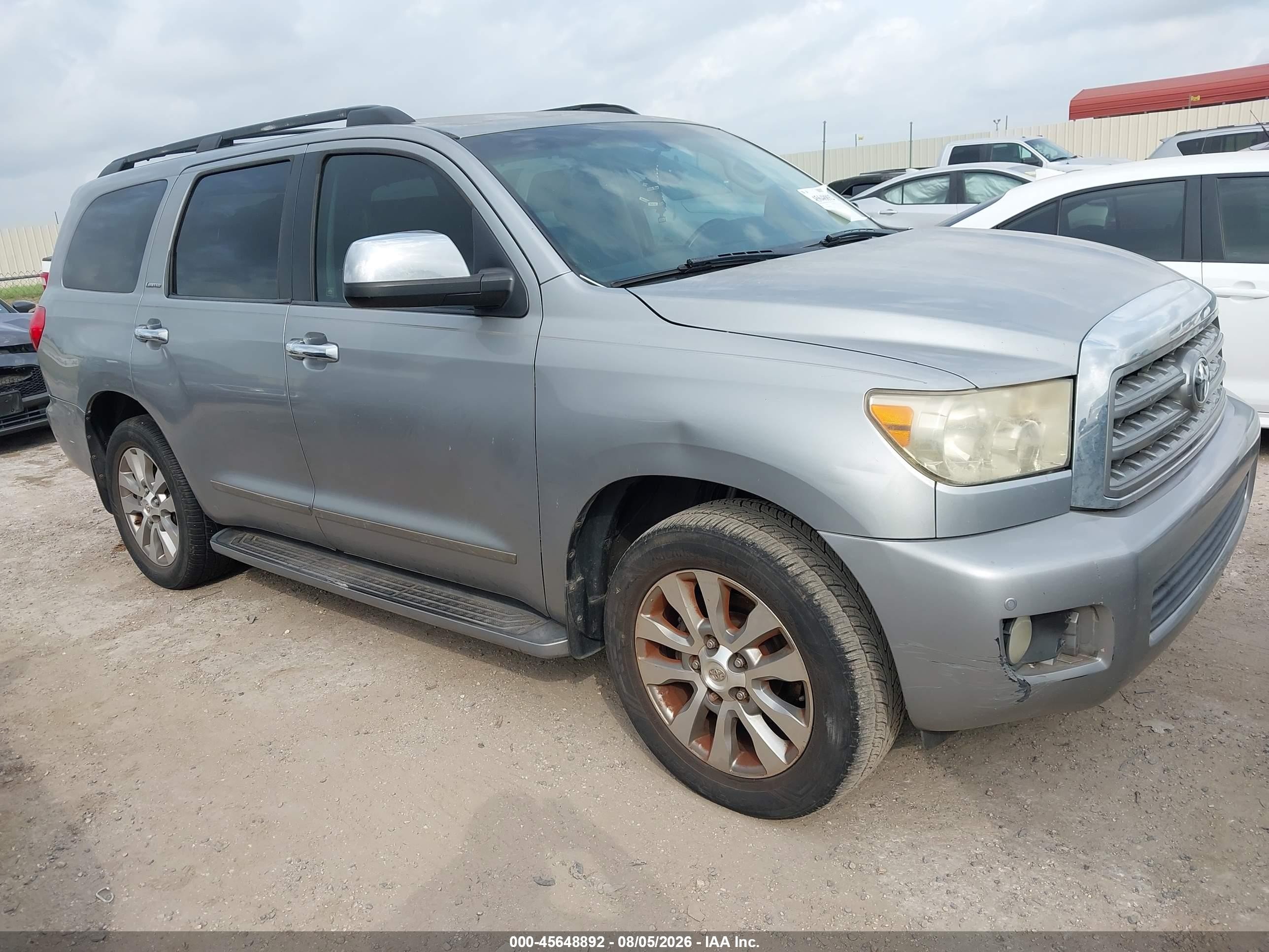 2008 Toyota Sequoia Limited, VIN 5TDZY68A58S014730 — Repossession