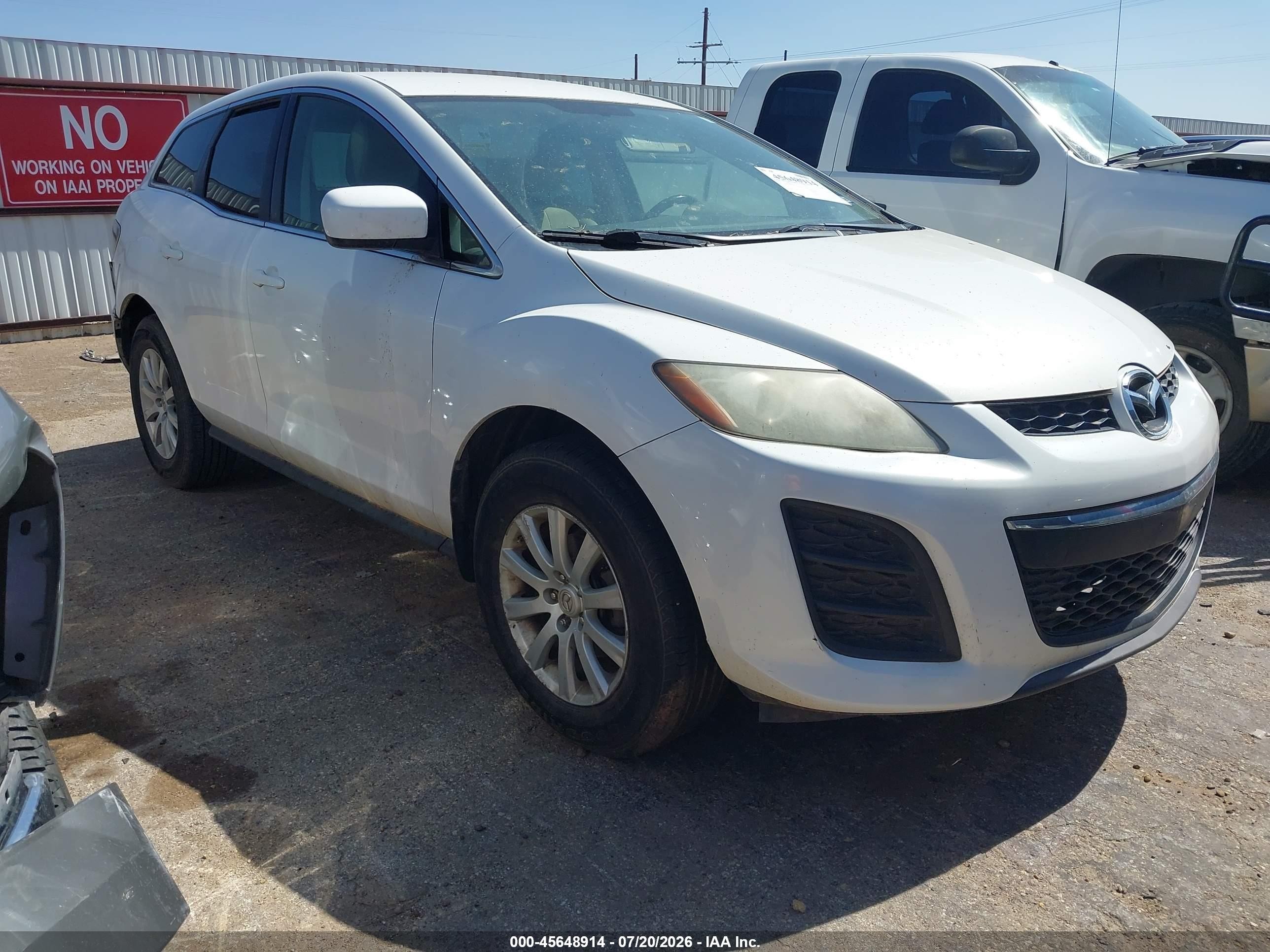 2011 Mazda CX-7 i Sport, VIN JM3ER2B50B0389104 — Обычный износ