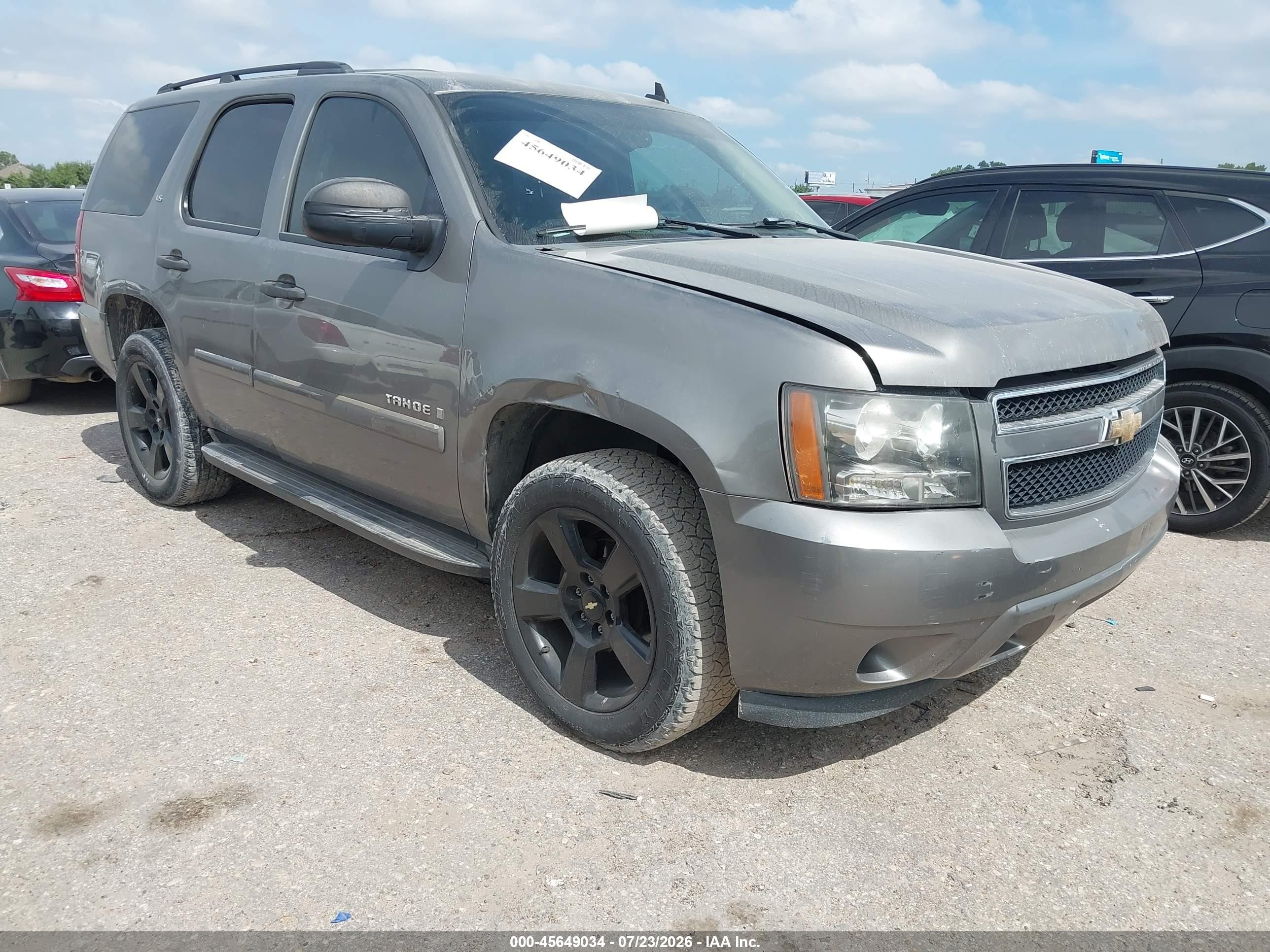 2008 Chevrolet Tahoe LS, VIN 1GNFC13C78J113213 — Rear end