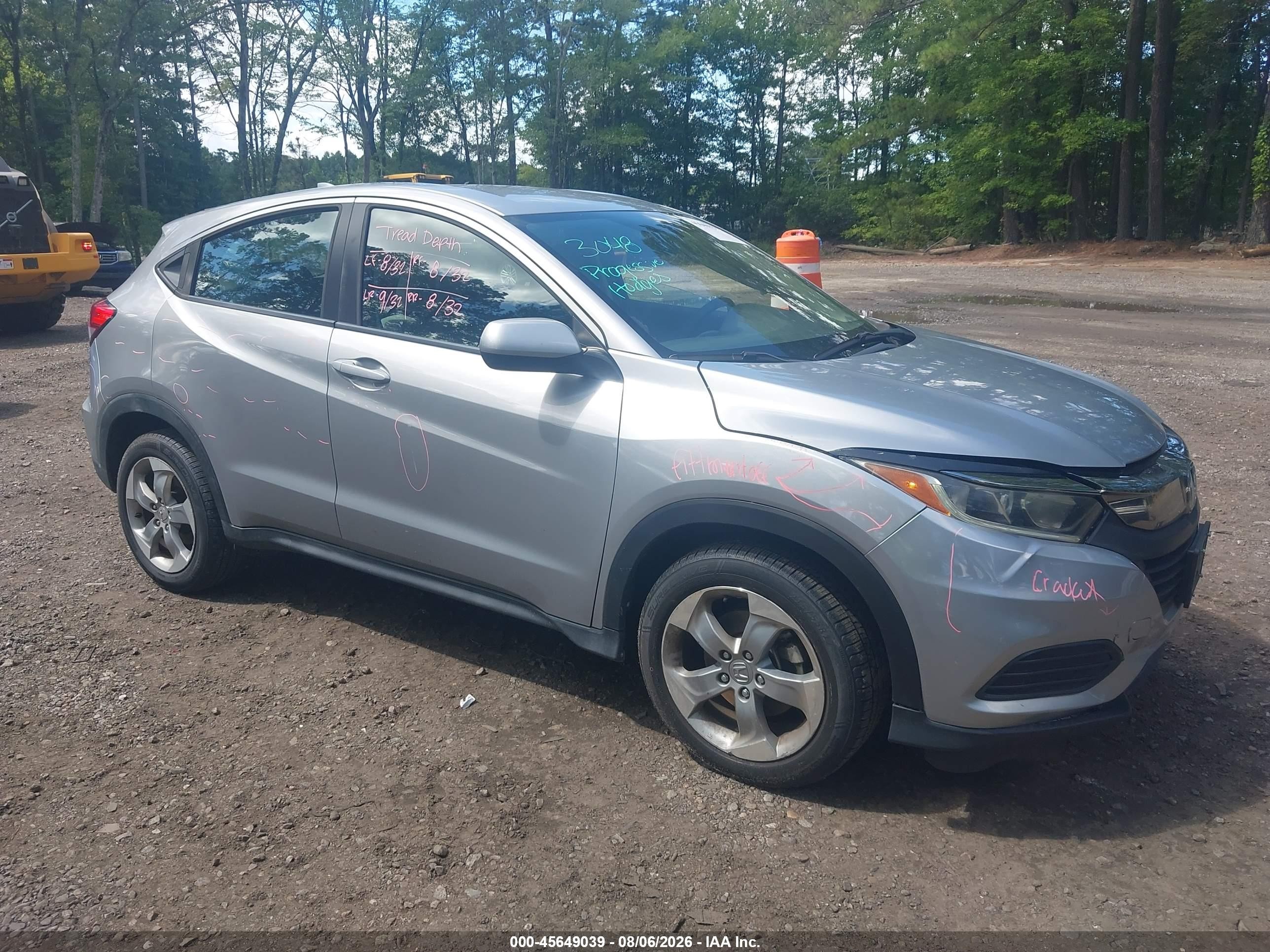 2019 Honda HR-V LX, VIN 3CZRU5H31KG712324 — Side