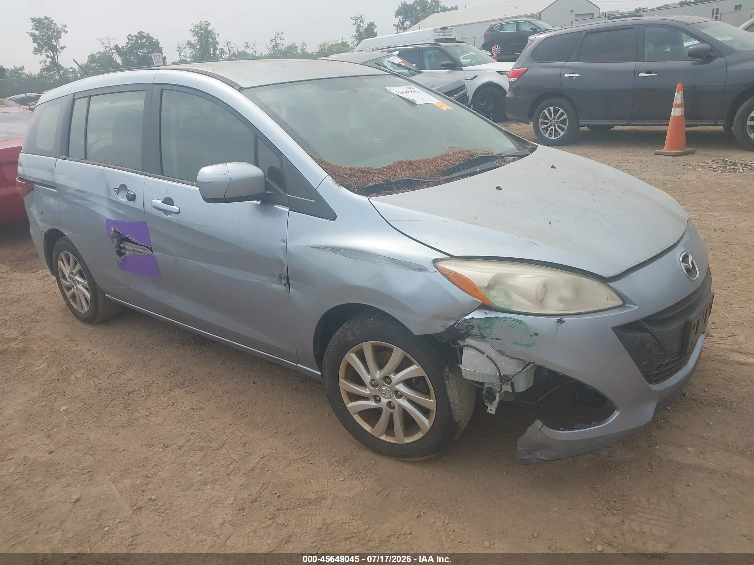 2012 Mazda 5 Sport, VIN JM1CW2BL0C0132730 — Normal wear