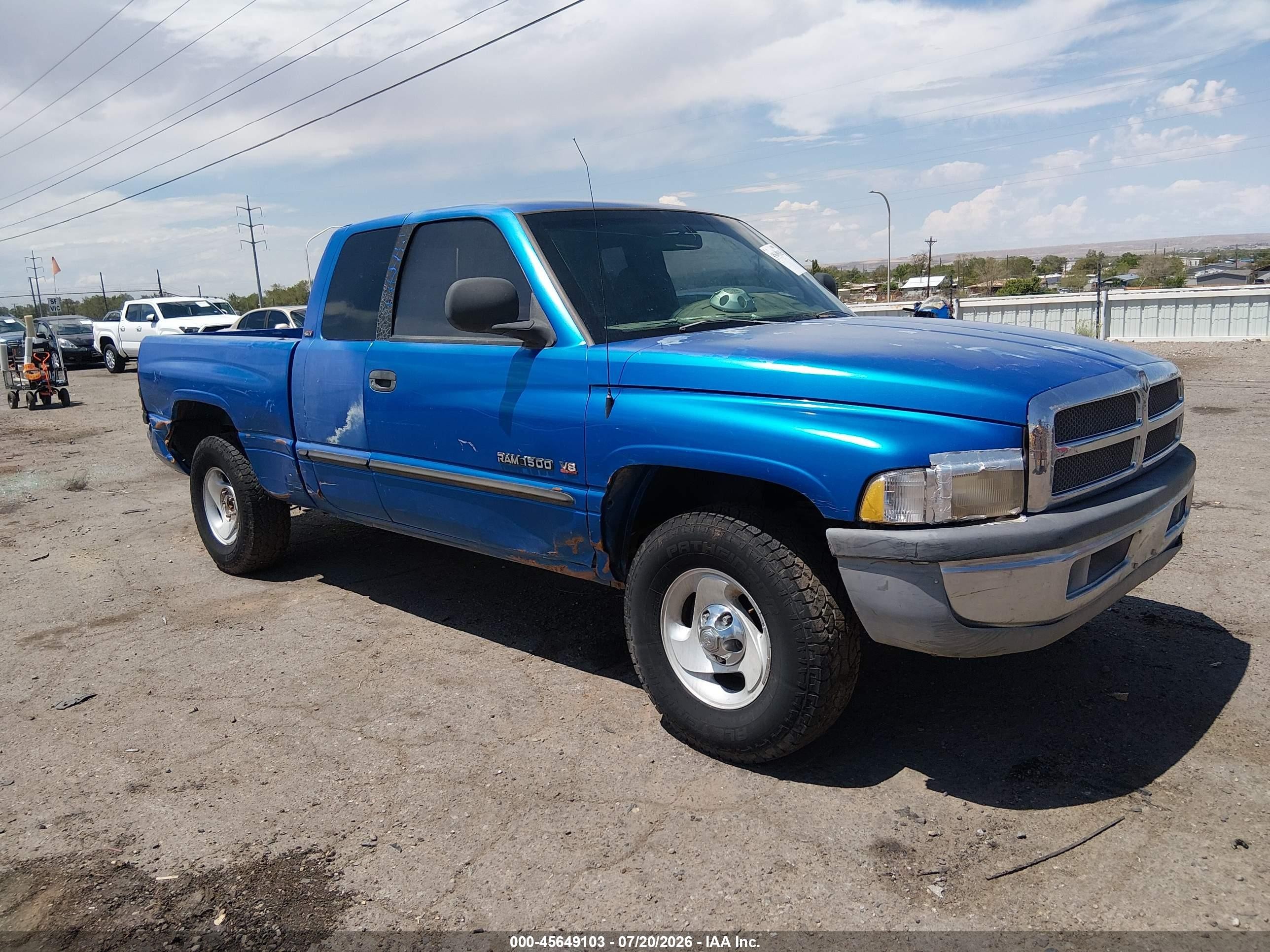 2000 Dodge 1500, VIN 1B7HC13Y0YJ133638 — Обычный износ