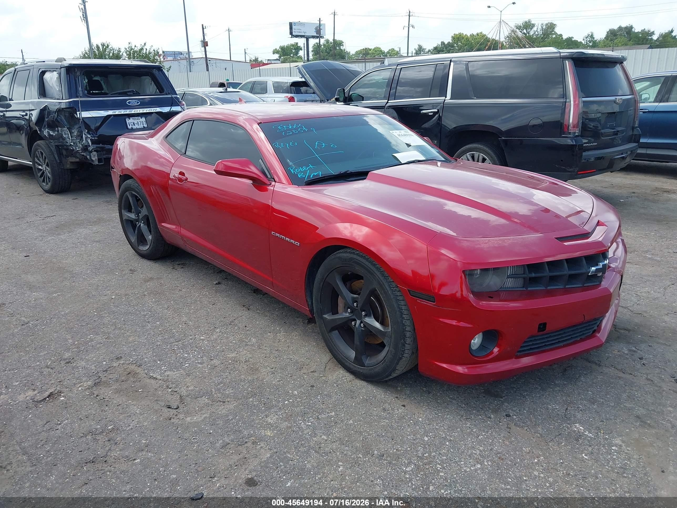 2013 Chevrolet Camaro SS, VIN 2G1FJ1EJ1D9186974 — Rear end