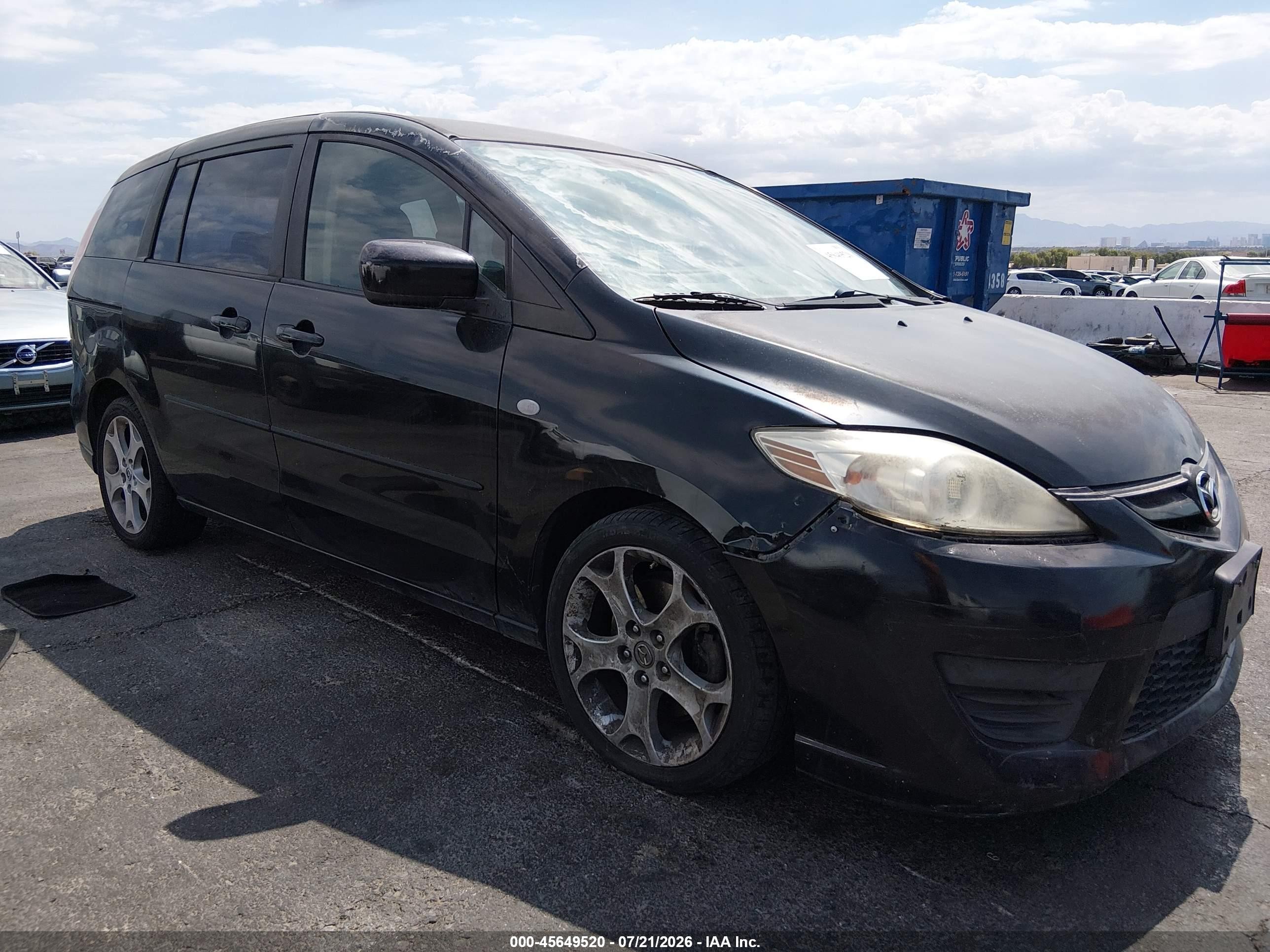 2009 Mazda 5 Touring, VIN JM1CR29L590332458 — Normal wear