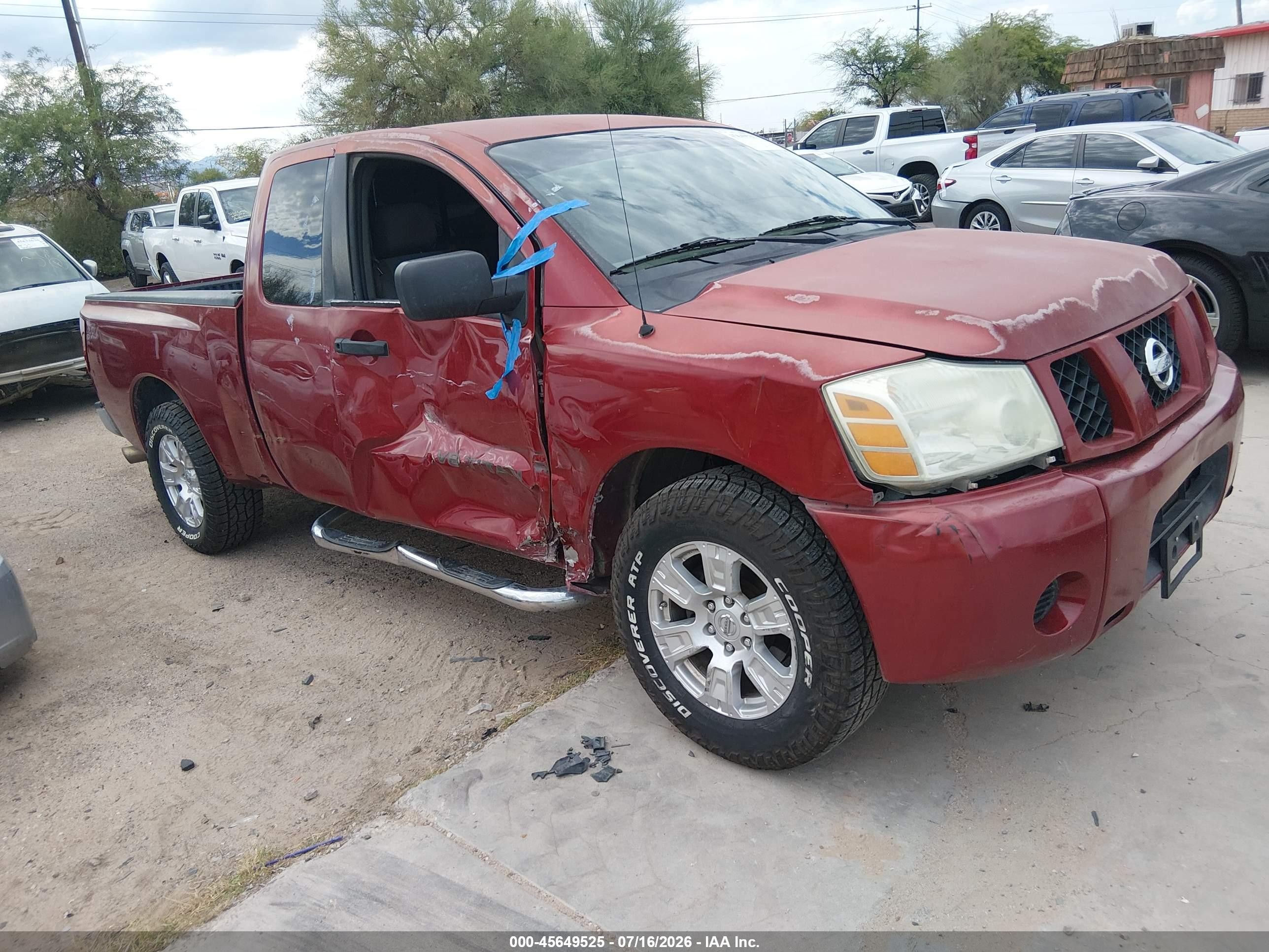 2005 Nissan Titan LE, VIN 1N6AA06A35N559616 — Side