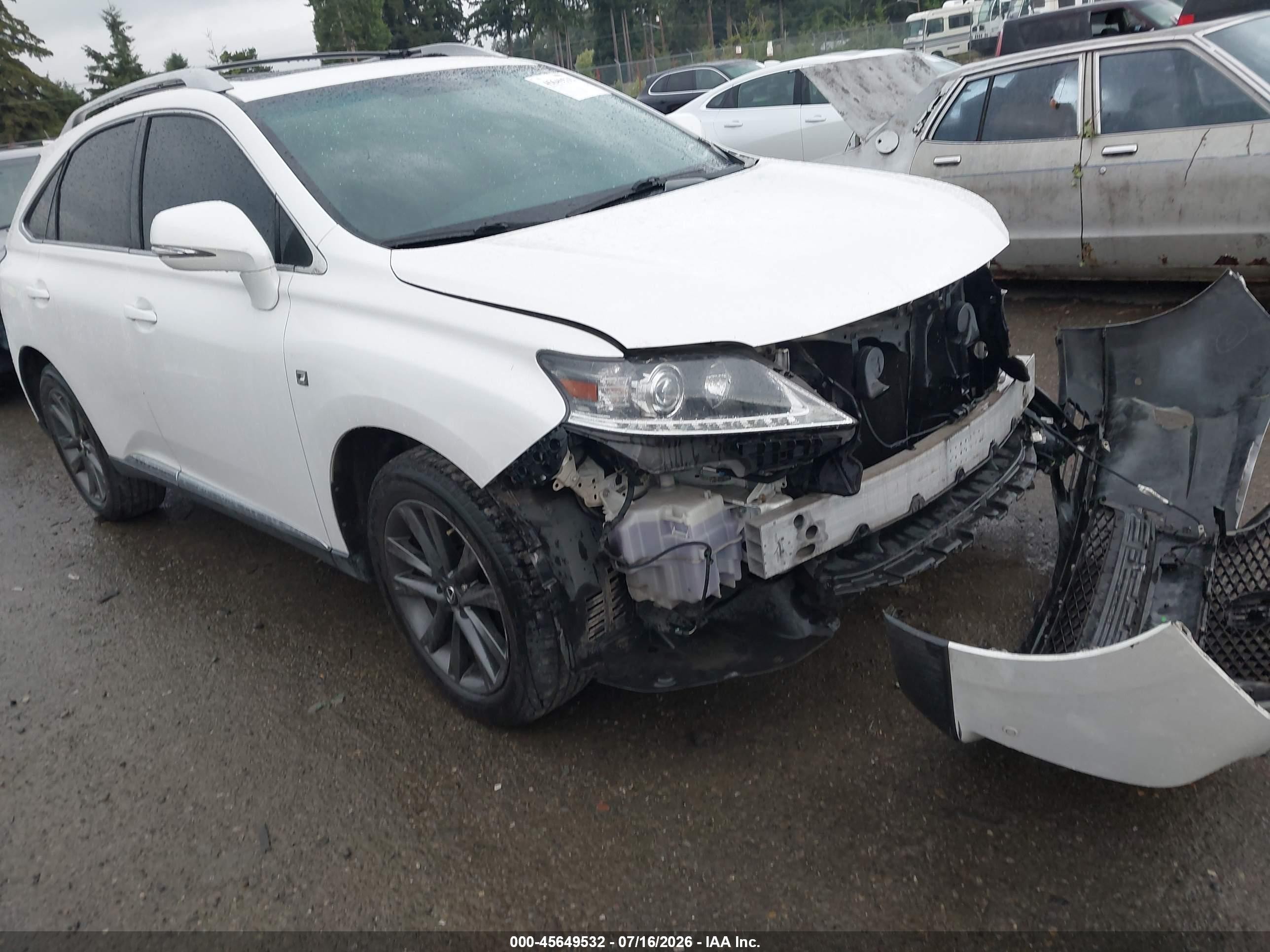 2013 Lexus RX 350, VIN 2T2BK1BA4DC182811 — Front end