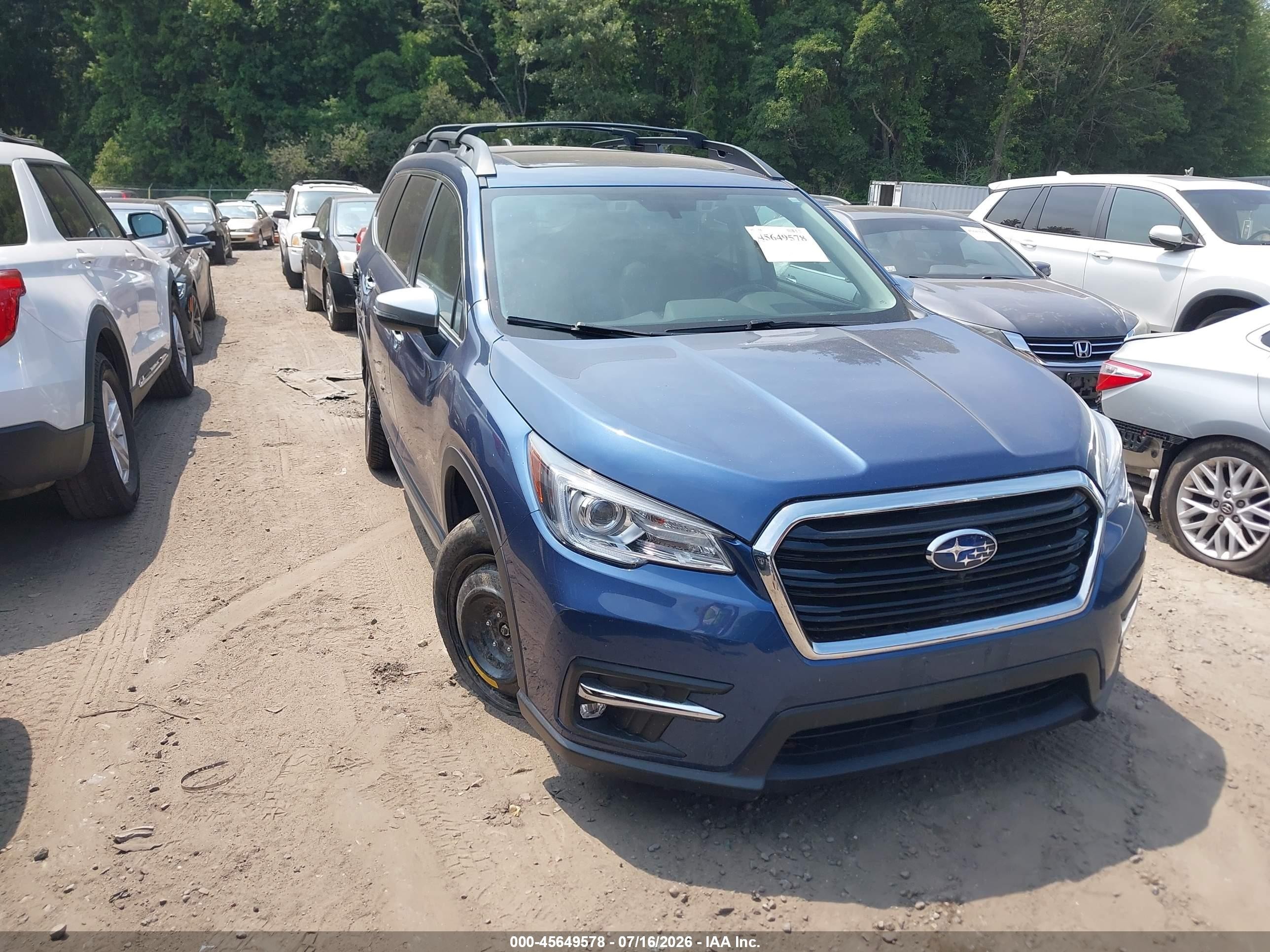 2019 Subaru Ascent Touring, VIN 4S4WMARD6K3426394 — По всему кузову
