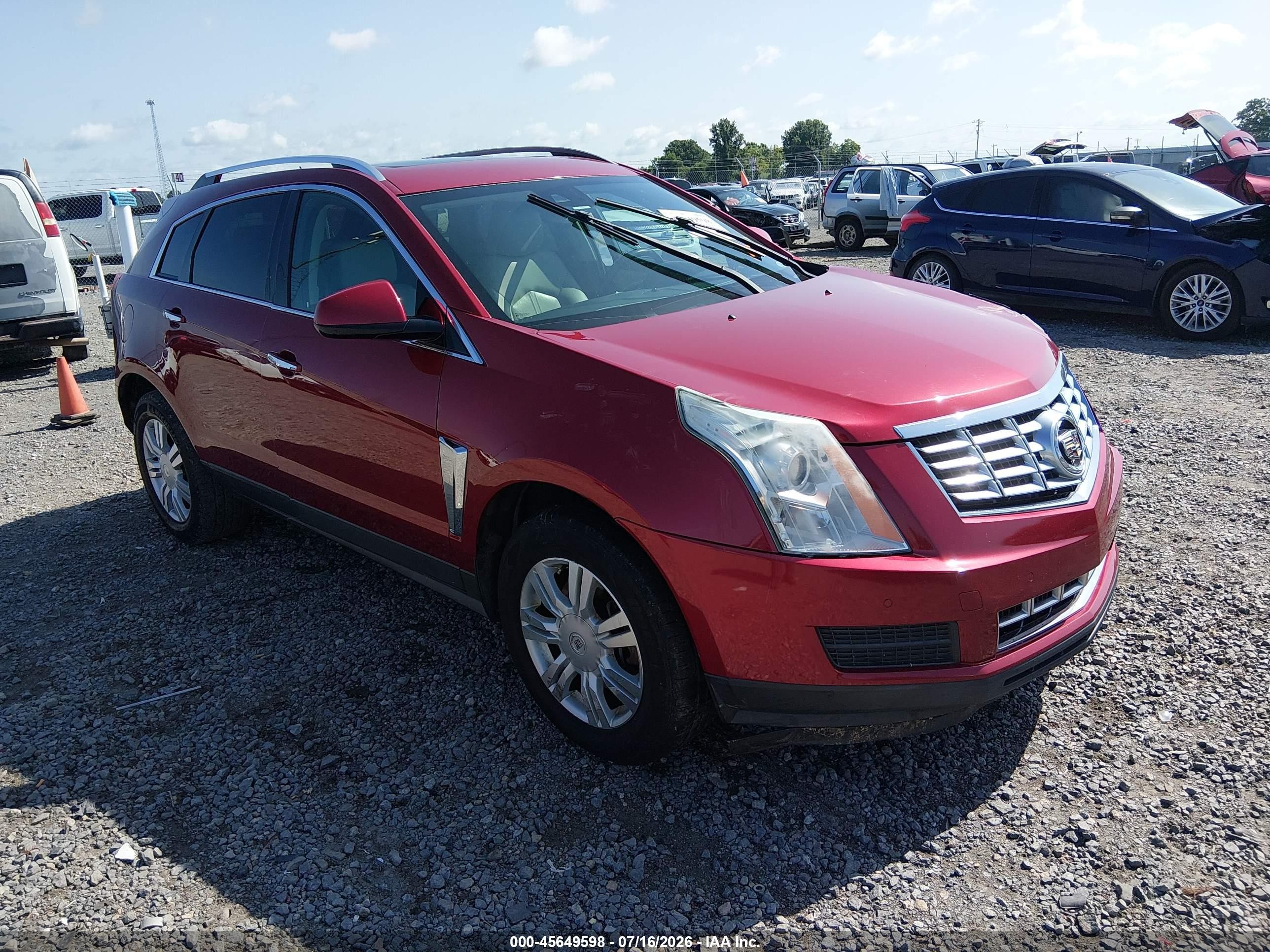 2016 Cadillac SRX Luxury Collection, VIN 3GYFNBE31GS552856 — Side