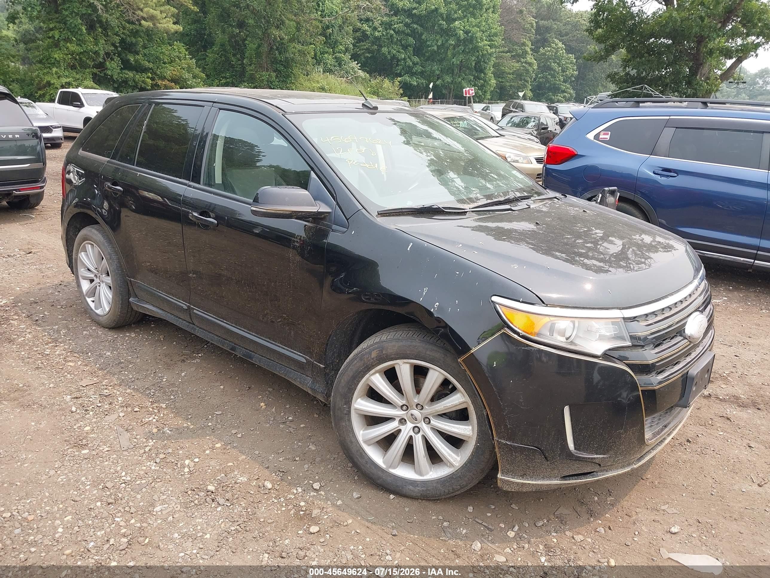 2012 Ford Edge Sport, VIN 2FMDK4AK4CBA76015 — Normal wear