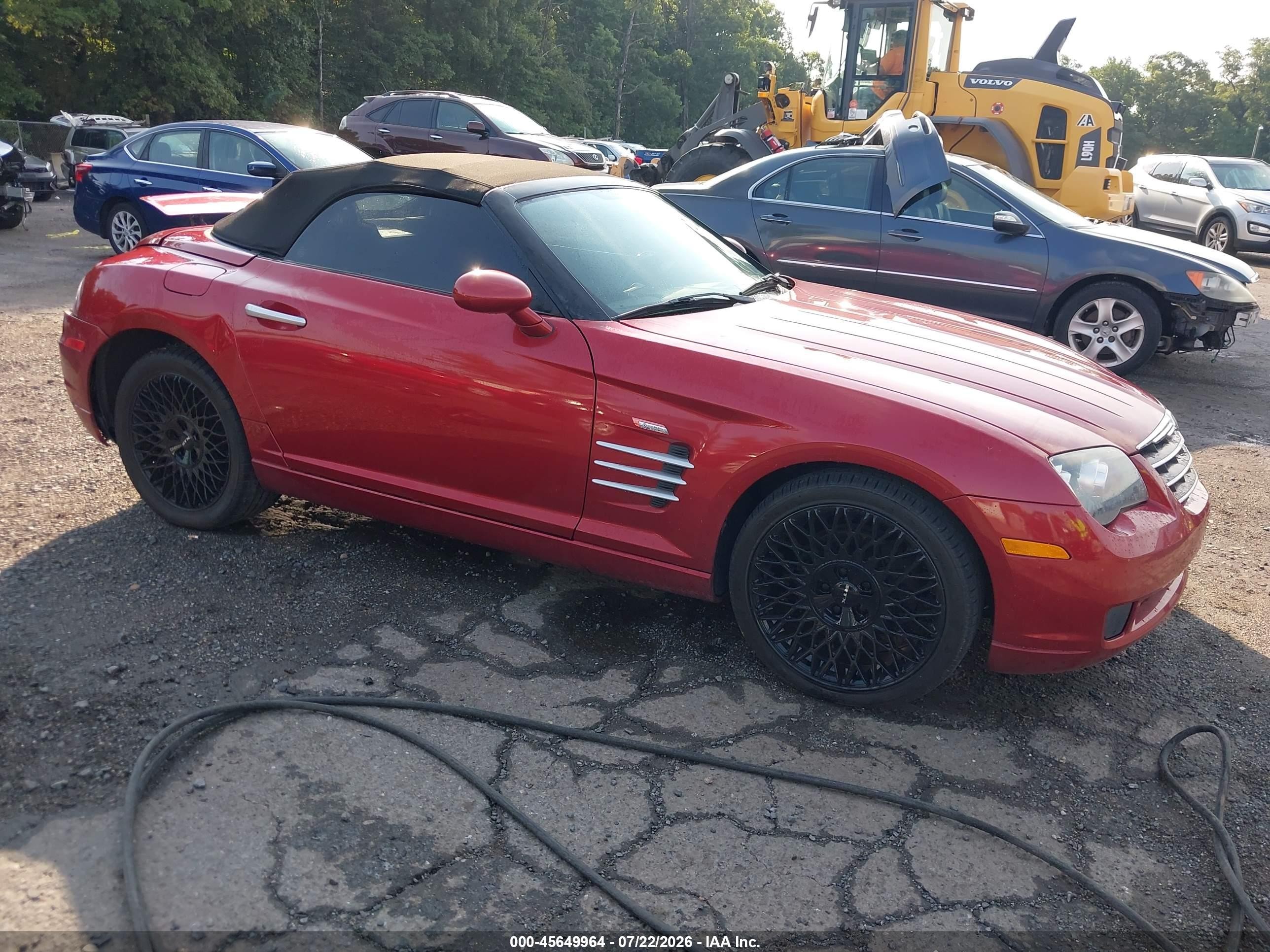 2007 Chrysler Crossfire, VIN 1C3LN55L97X071749 — Rear end