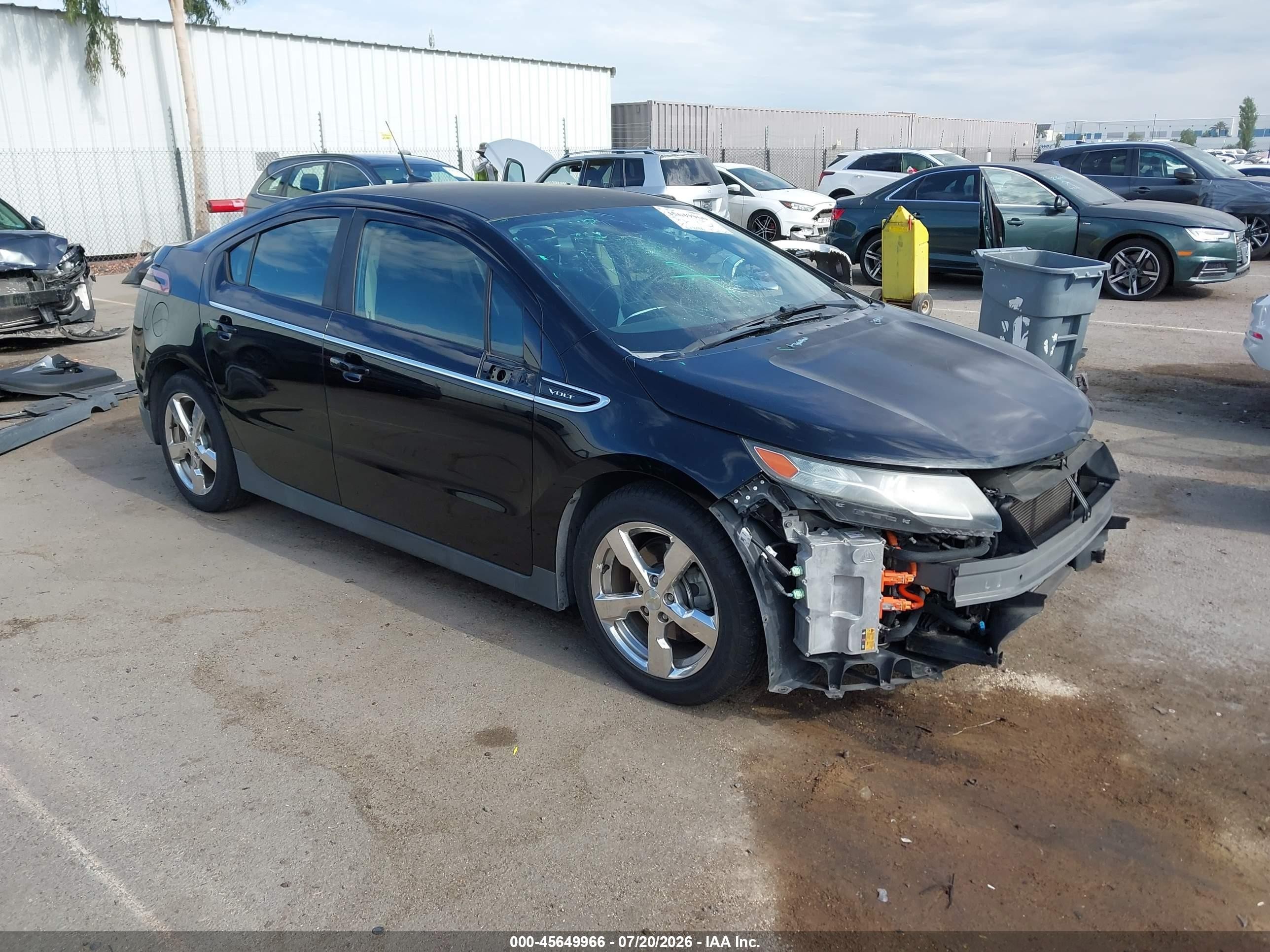 2011 Chevrolet Volt, VIN 1G1RC6E46BU101562 — Front end