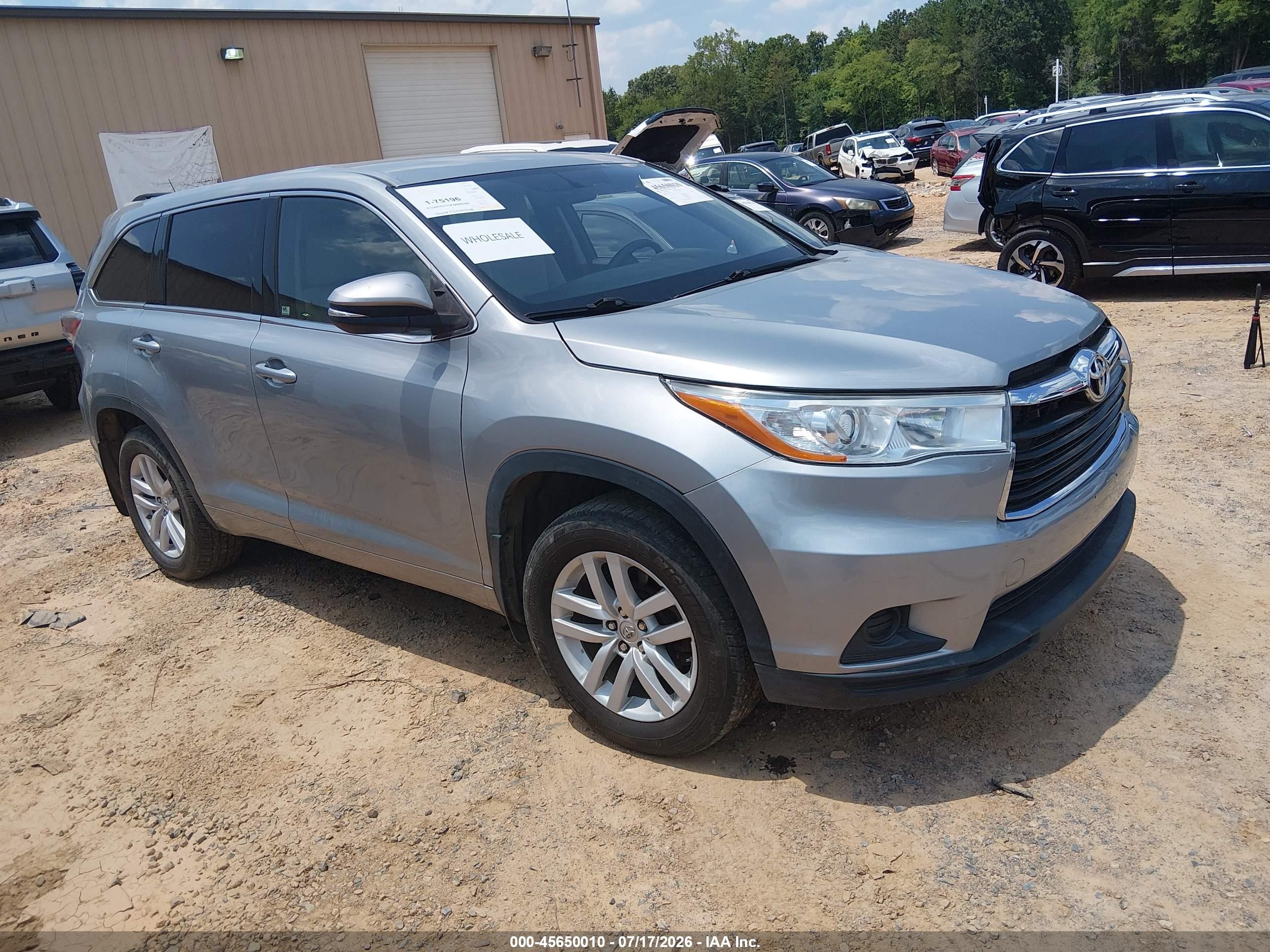 2015 Toyota Highlander LE Plus, VIN 5TDBKRFH3FS095762 — Mechanical