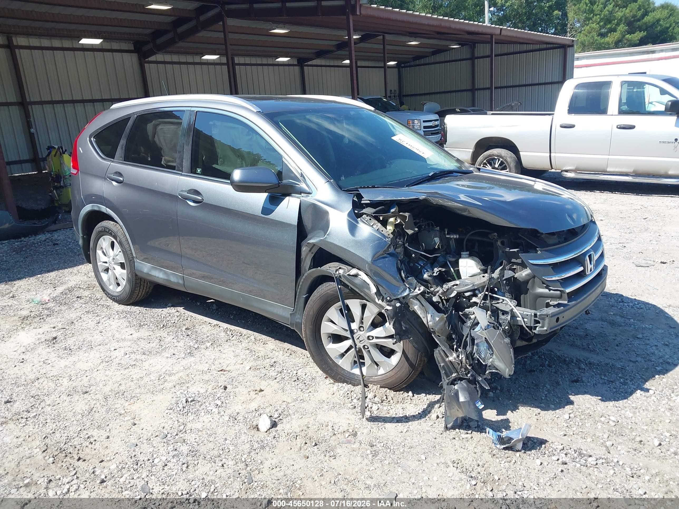 2012 Honda CR-V EX-L, VIN JHLRM4H76CC004774 — Перед