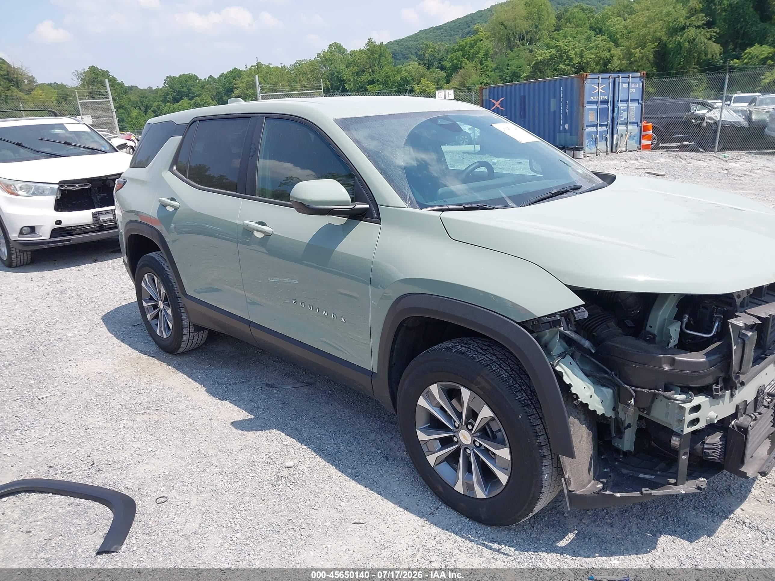 2026 Chevrolet Equinox FWD LT, VIN 3GNAXHEG0TL336136 — Front end