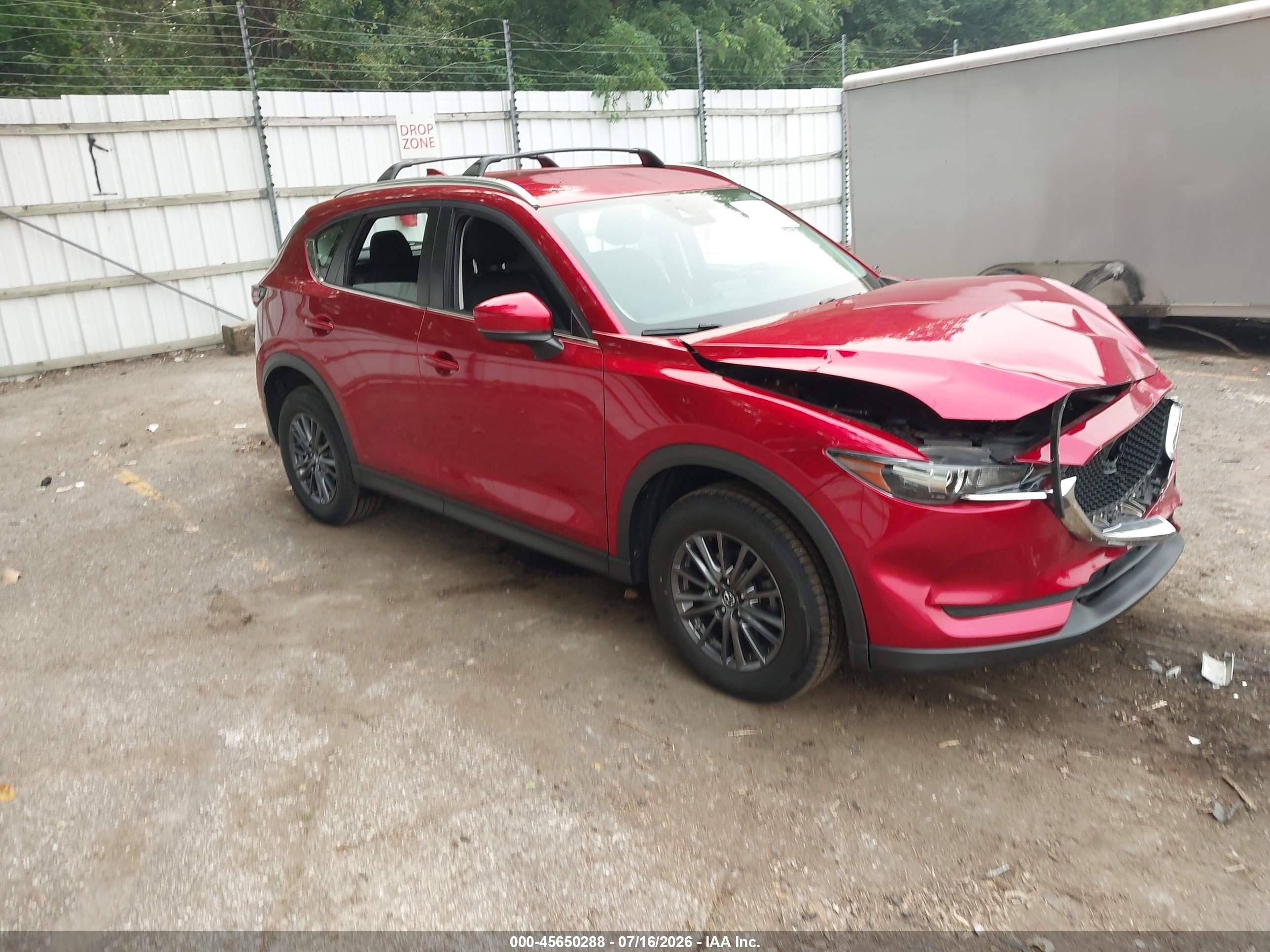 2019 Mazda CX-5 Sport, VIN JM3KFBBM8K0677682 — Front end